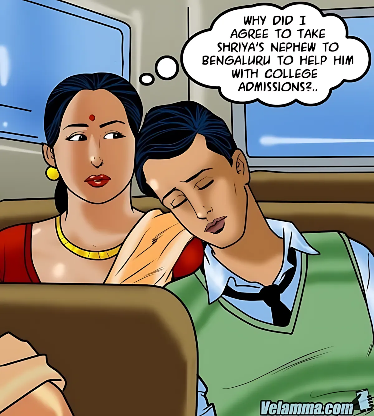 Velamma All Episodes Comics - 55 . Velamma - Episode 55 - Monsoon Poon - Page 2