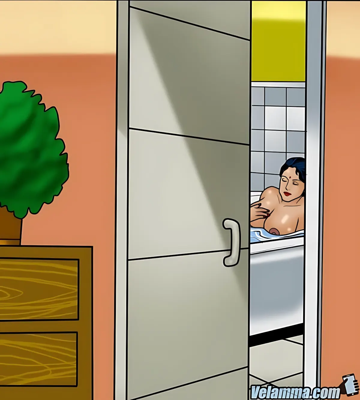 Velamma All Episodes Comics - 55 . Velamma - Episode 55 - Monsoon Poon - Page 42