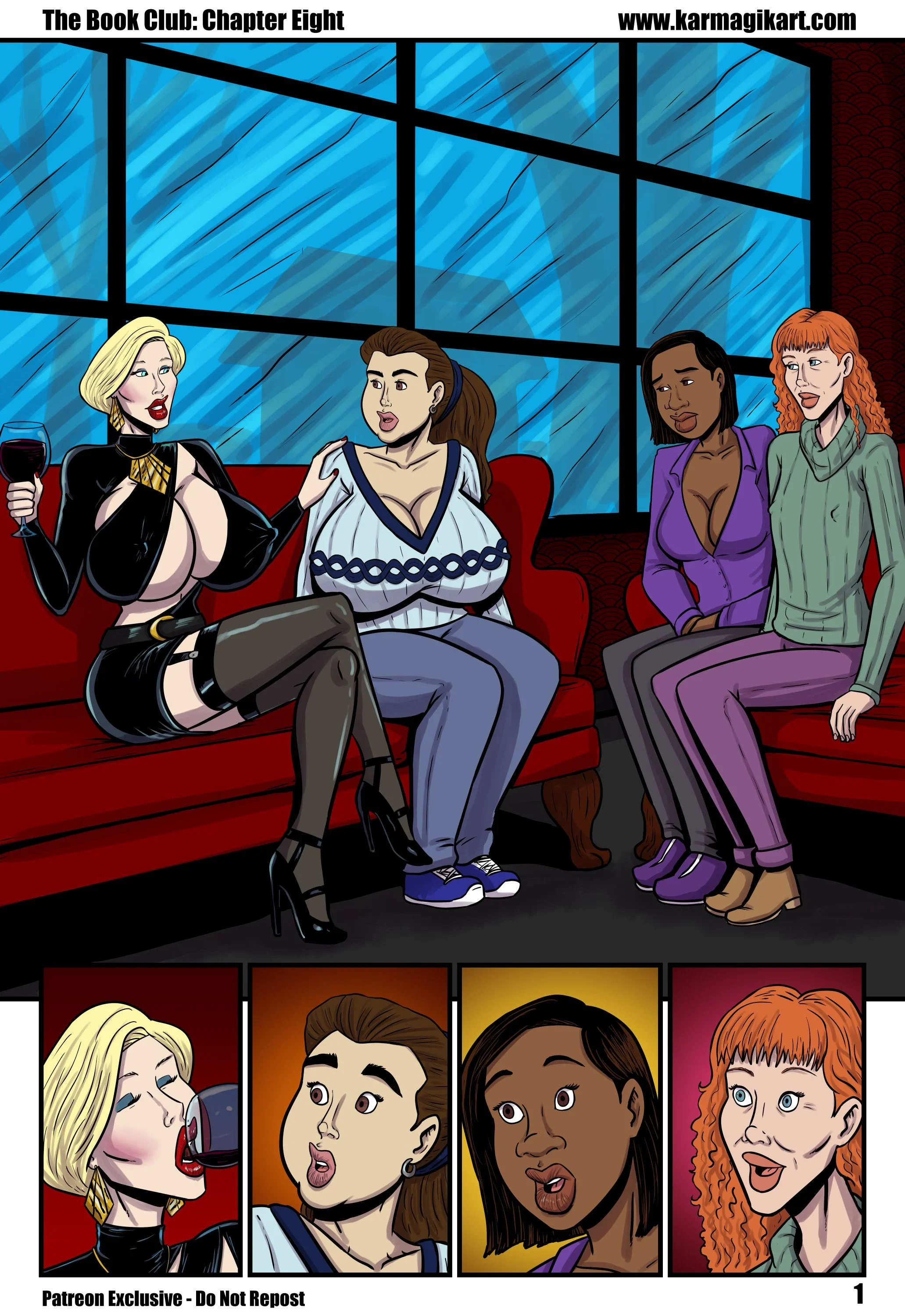 The Book Club [Karmagik] -  8.1 . The Book Club - Textless - Ch.008 - Page 2