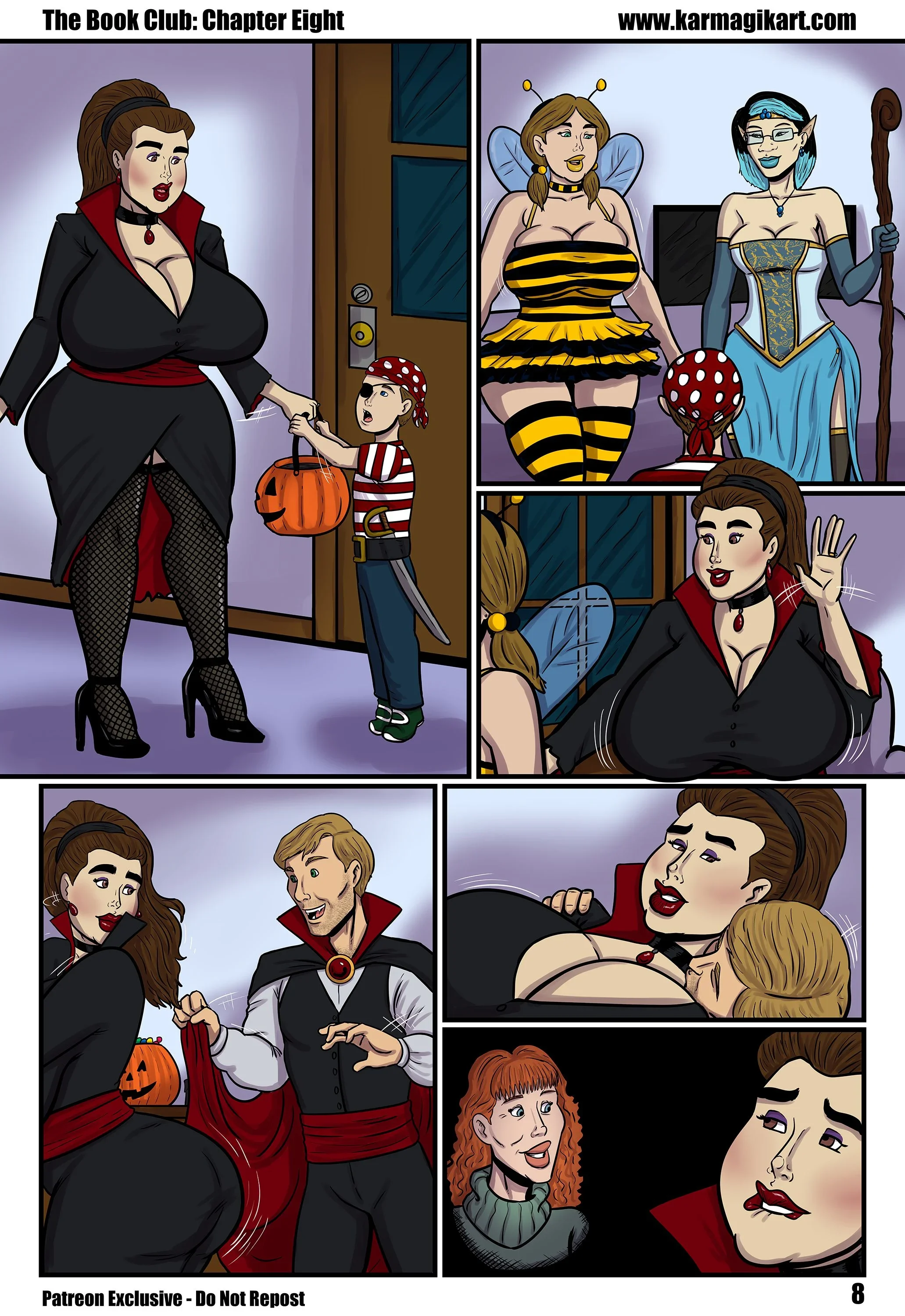 The Book Club [Karmagik] -  8.1 . The Book Club - Textless - Ch.008 - Page 9