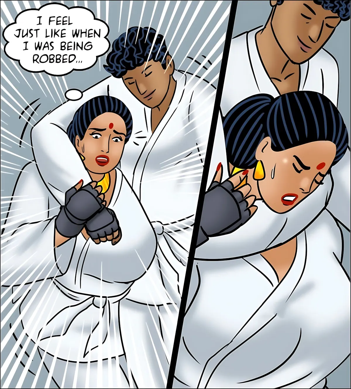 Velamma All Episodes Comics - 125 . Velamma - Episode 125 - A New Technique - Page 57