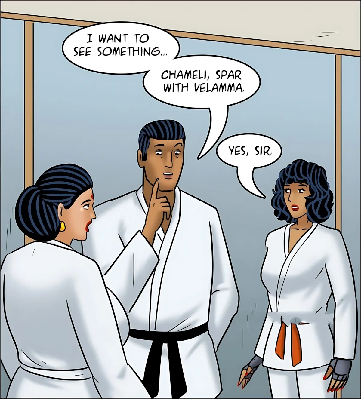Velamma All Episodes Comics - 125 . Velamma - Episode 125 - A New Technique - Page 61