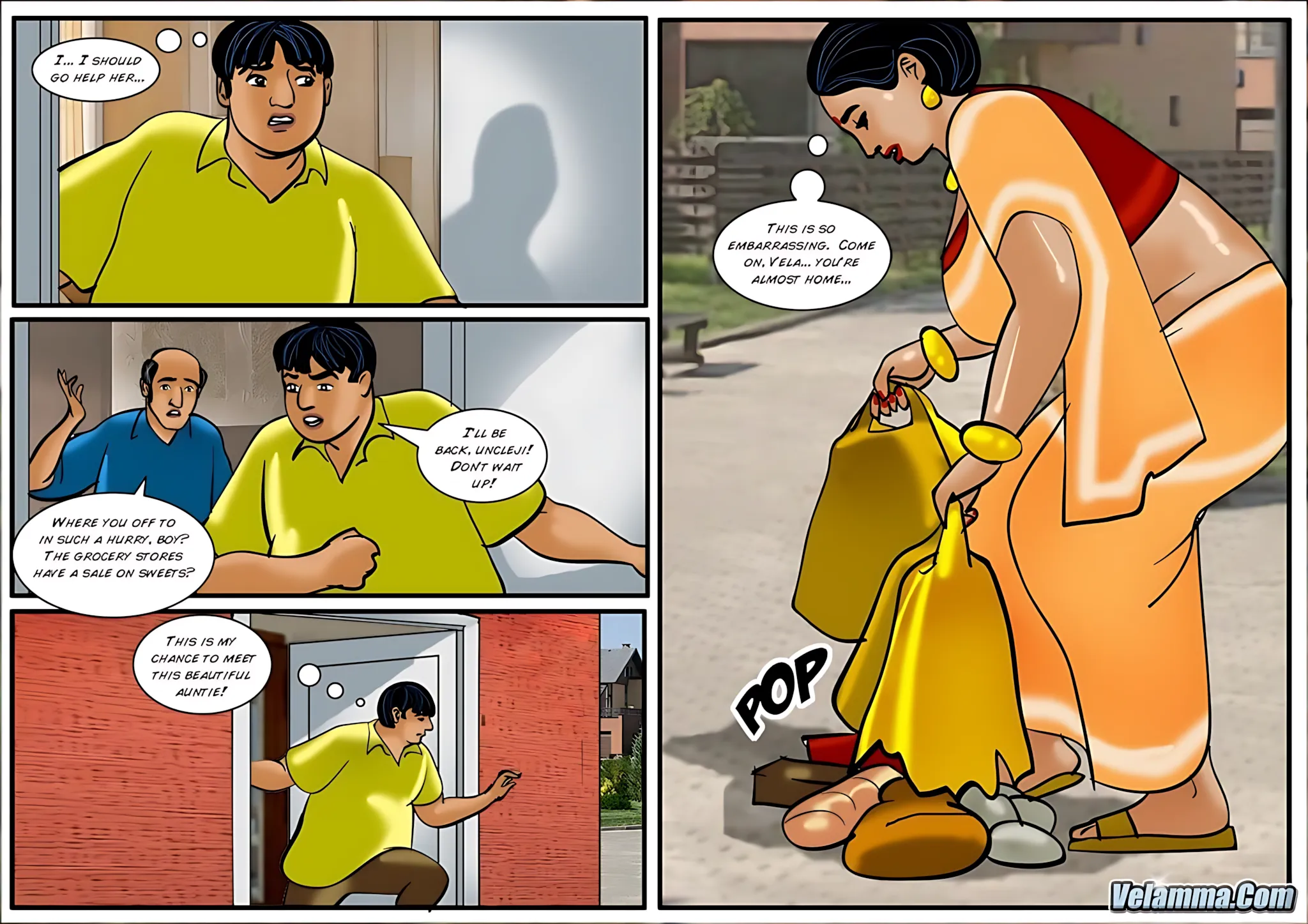 Velamma All Episodes Comics - 40 . Velamma - Episode 40 - Chitt Out Of Luck - Page 6