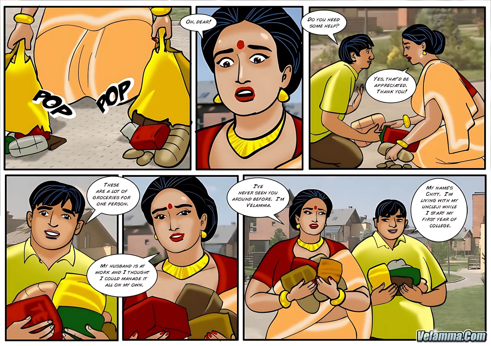 Velamma All Episodes Comics - 40 . Velamma - Episode 40 - Chitt Out Of Luck - Page 7