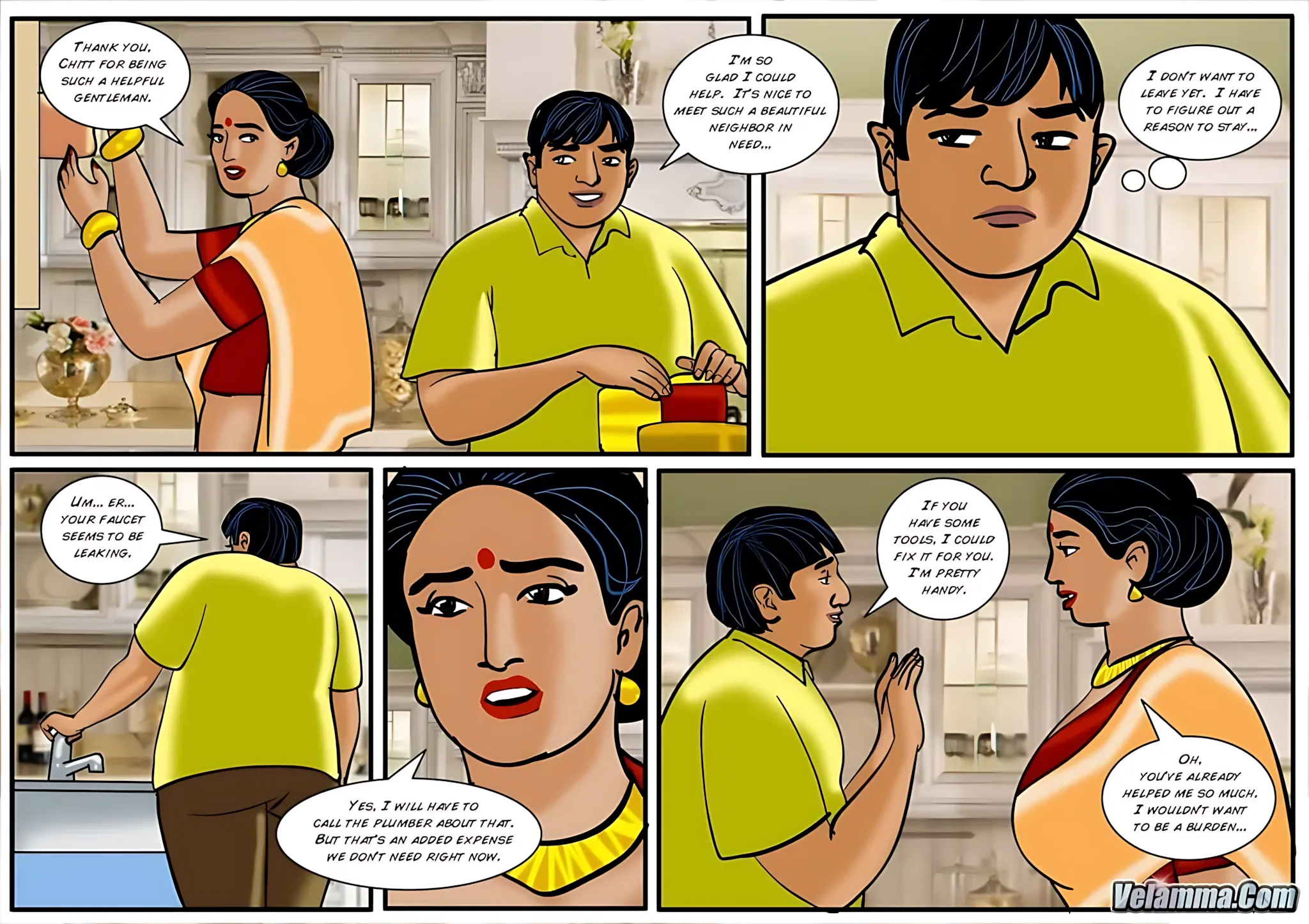 Velamma All Episodes Comics - 40 . Velamma - Episode 40 - Chitt Out Of Luck - Page 8