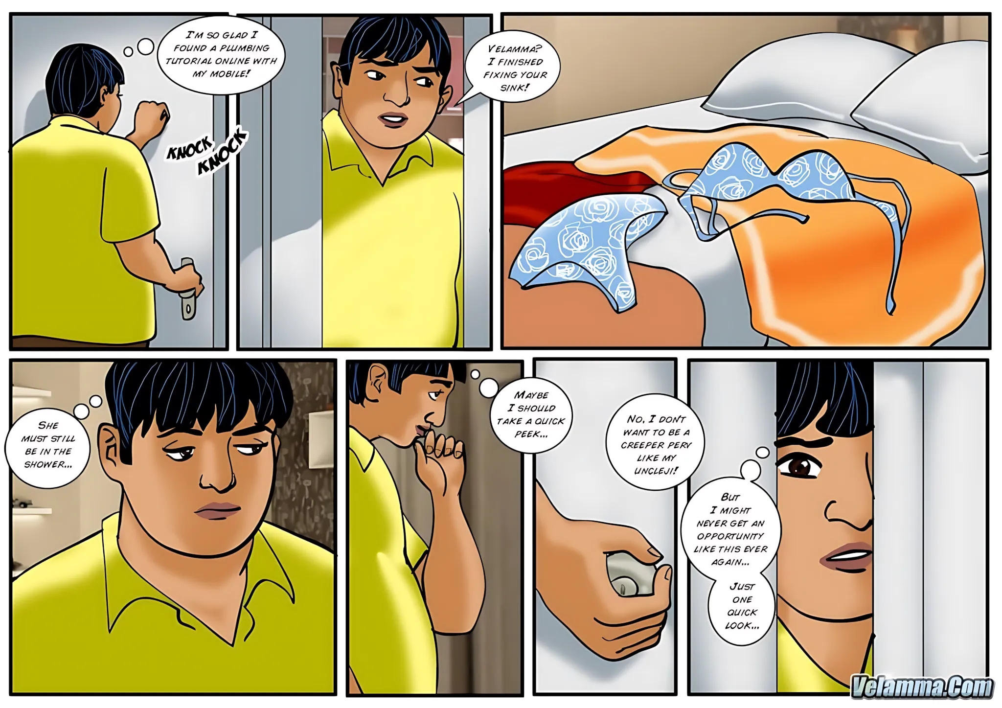 Velamma All Episodes Comics - 40 . Velamma - Episode 40 - Chitt Out Of Luck - Page 10