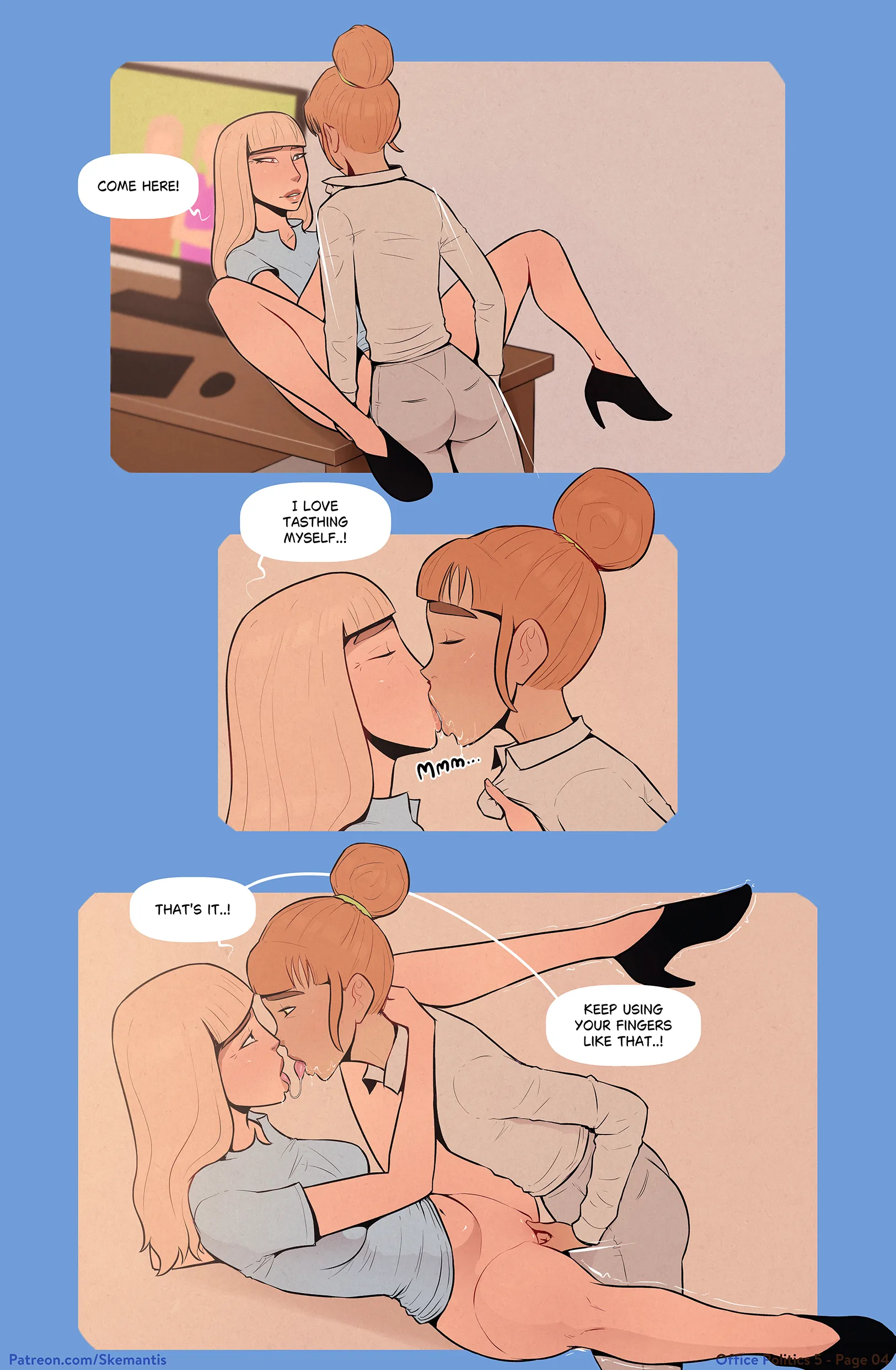 Office Politics - 5 . Office Politics - Chapter 5 [Skemantis] - Page 4