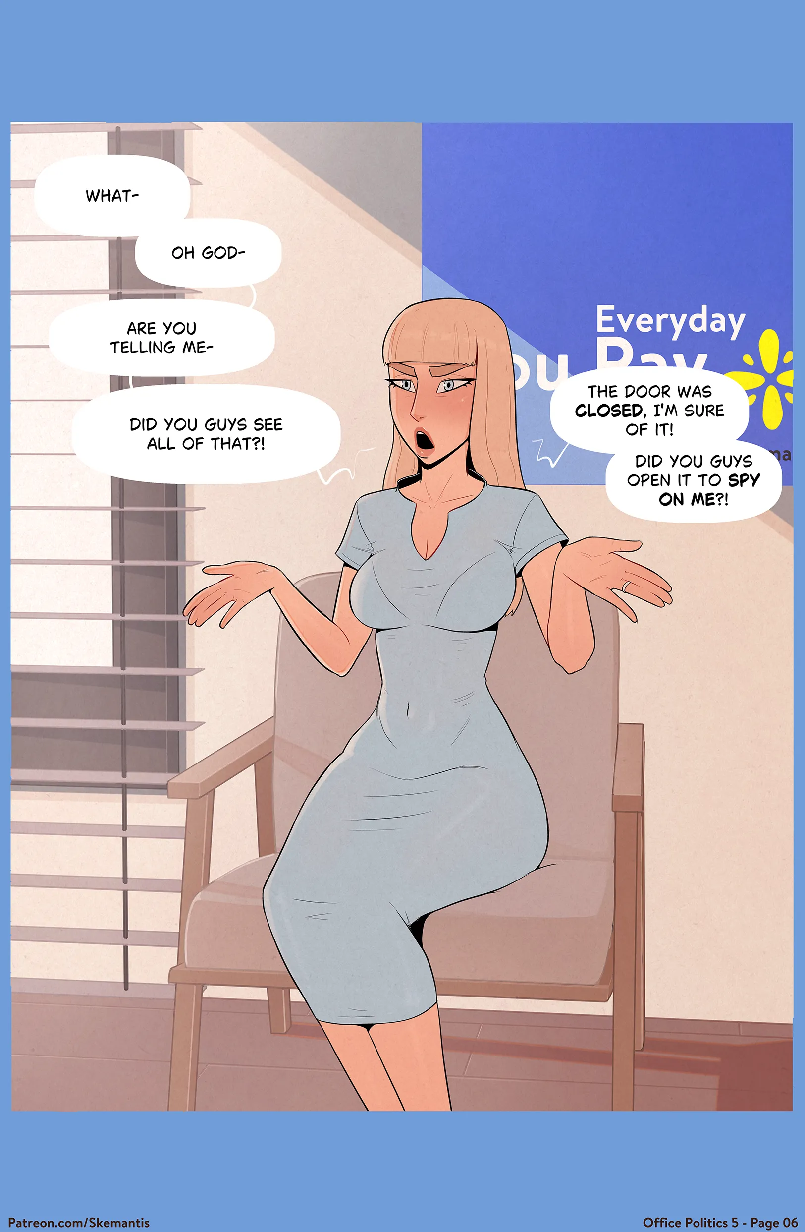 Office Politics - 5 . Office Politics - Chapter 5 [Skemantis] - Page 6