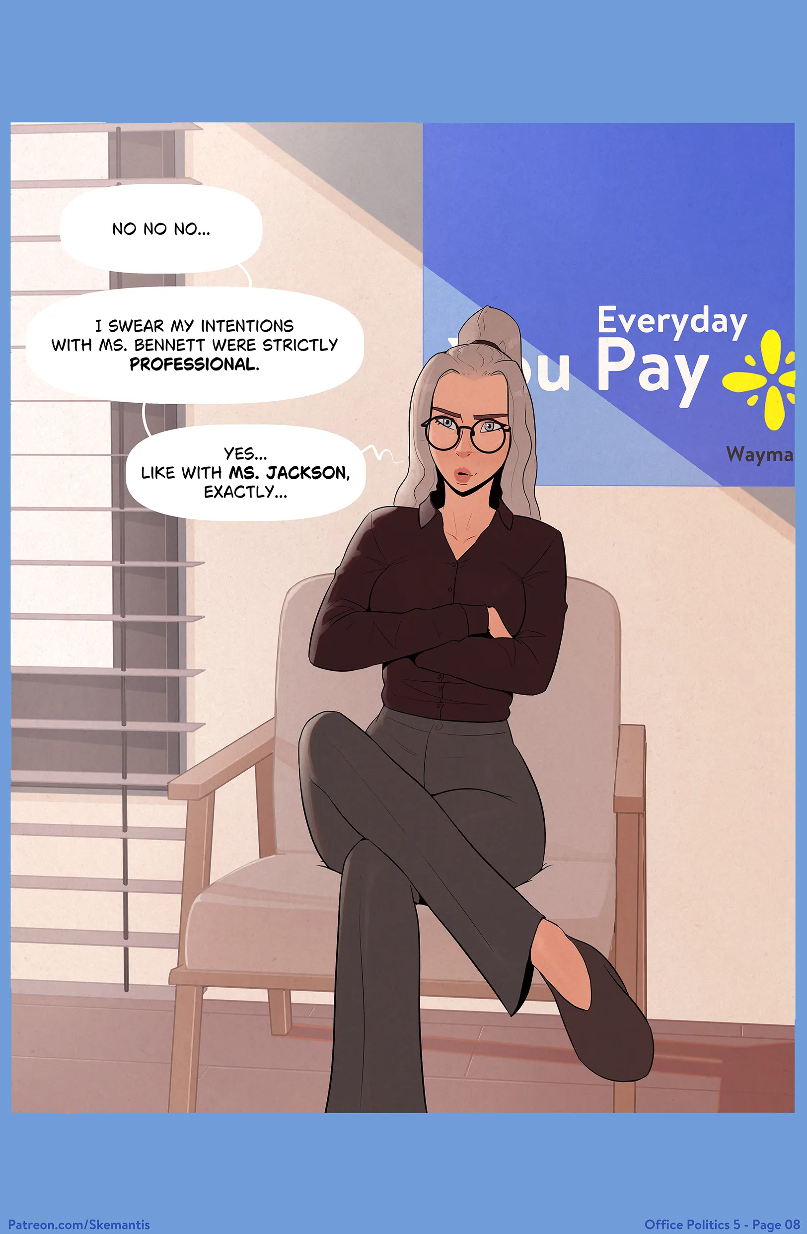 Office Politics - 5 . Office Politics - Chapter 5 [Skemantis] - Page 8