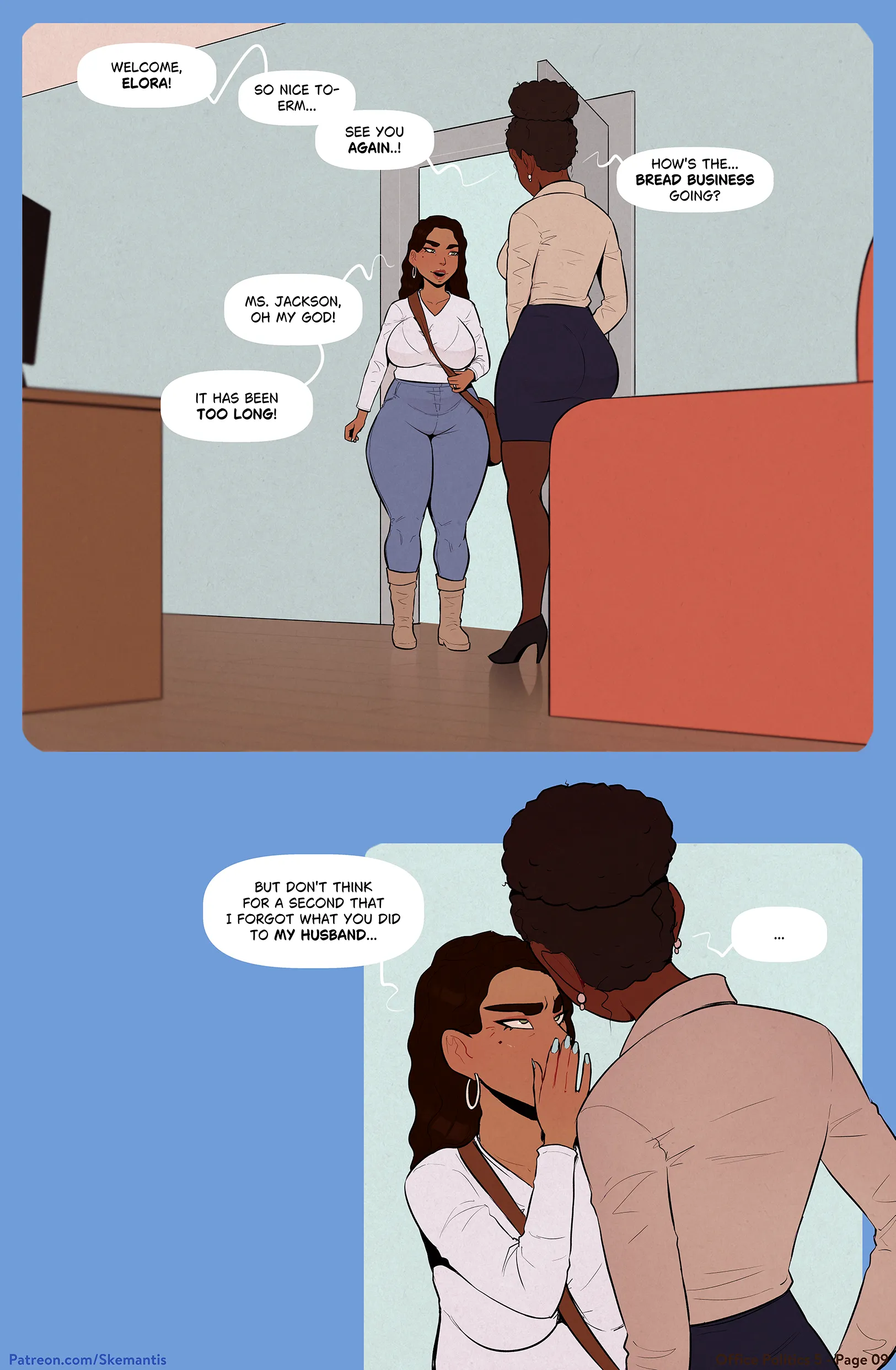 Office Politics - 5 . Office Politics - Chapter 5 [Skemantis] - Page 9