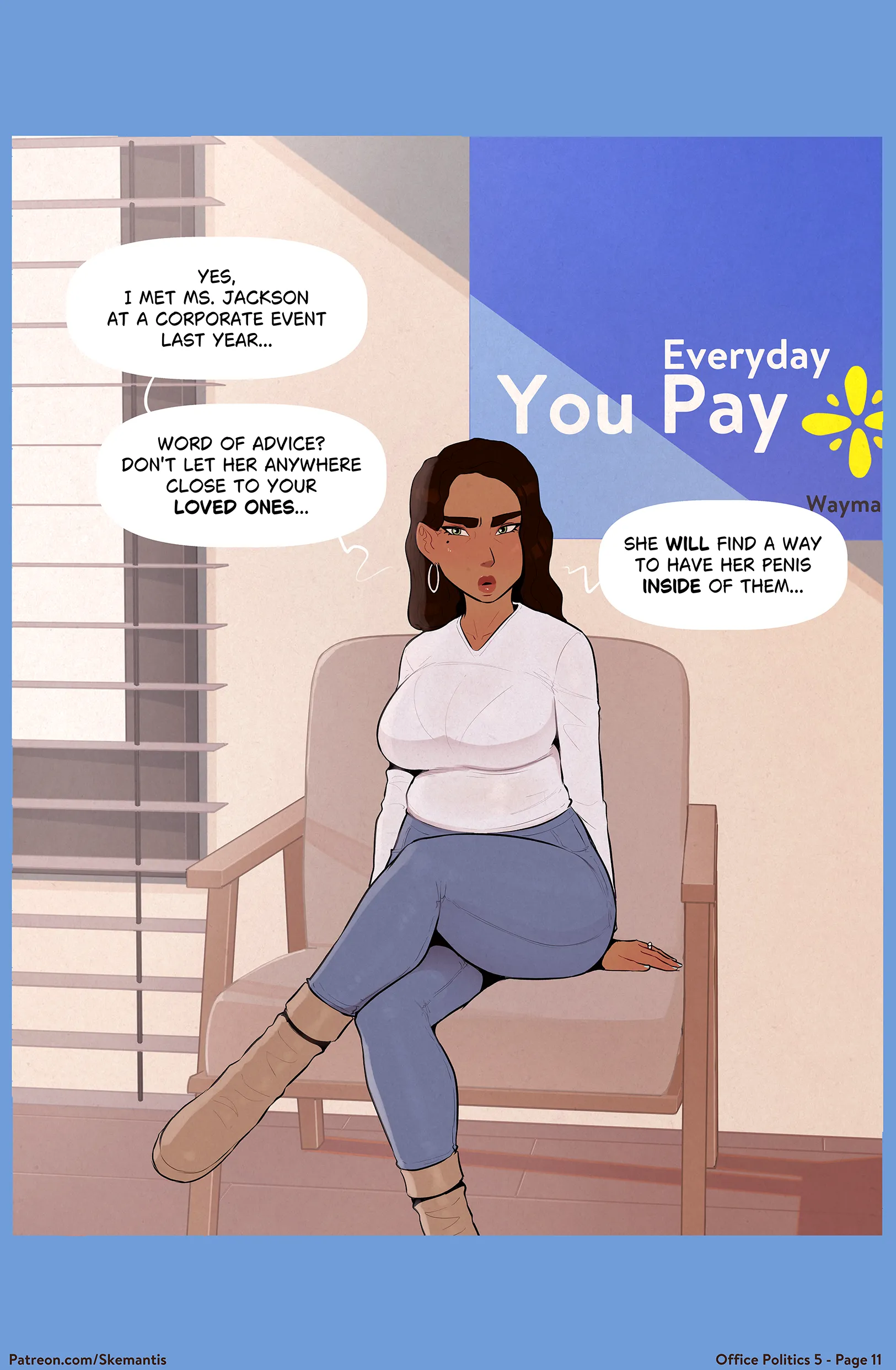 Office Politics - 5 . Office Politics - Chapter 5 [Skemantis] - Page 11