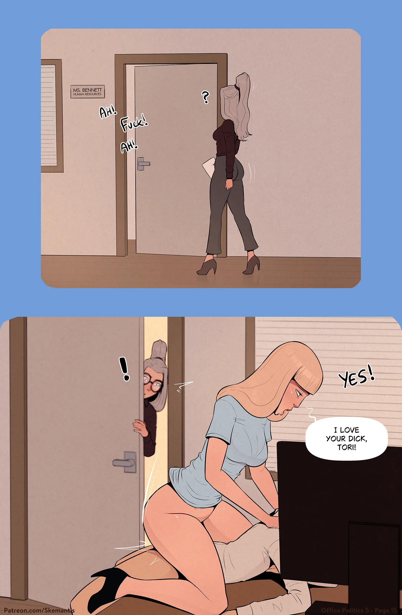 Office Politics - 5 . Office Politics - Chapter 5 [Skemantis] - Page 15