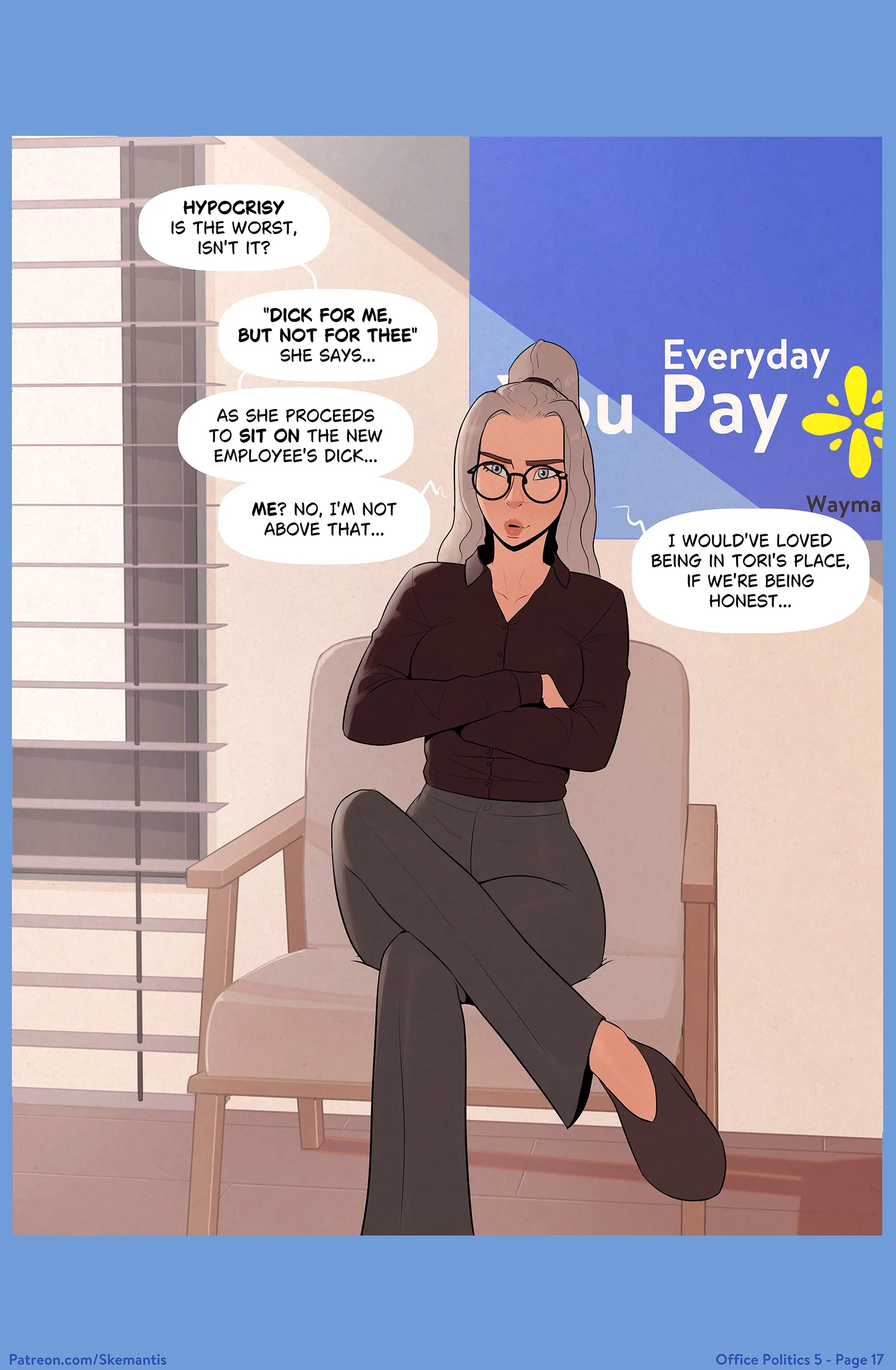 Office Politics - 5 . Office Politics - Chapter 5 [Skemantis] - Page 17