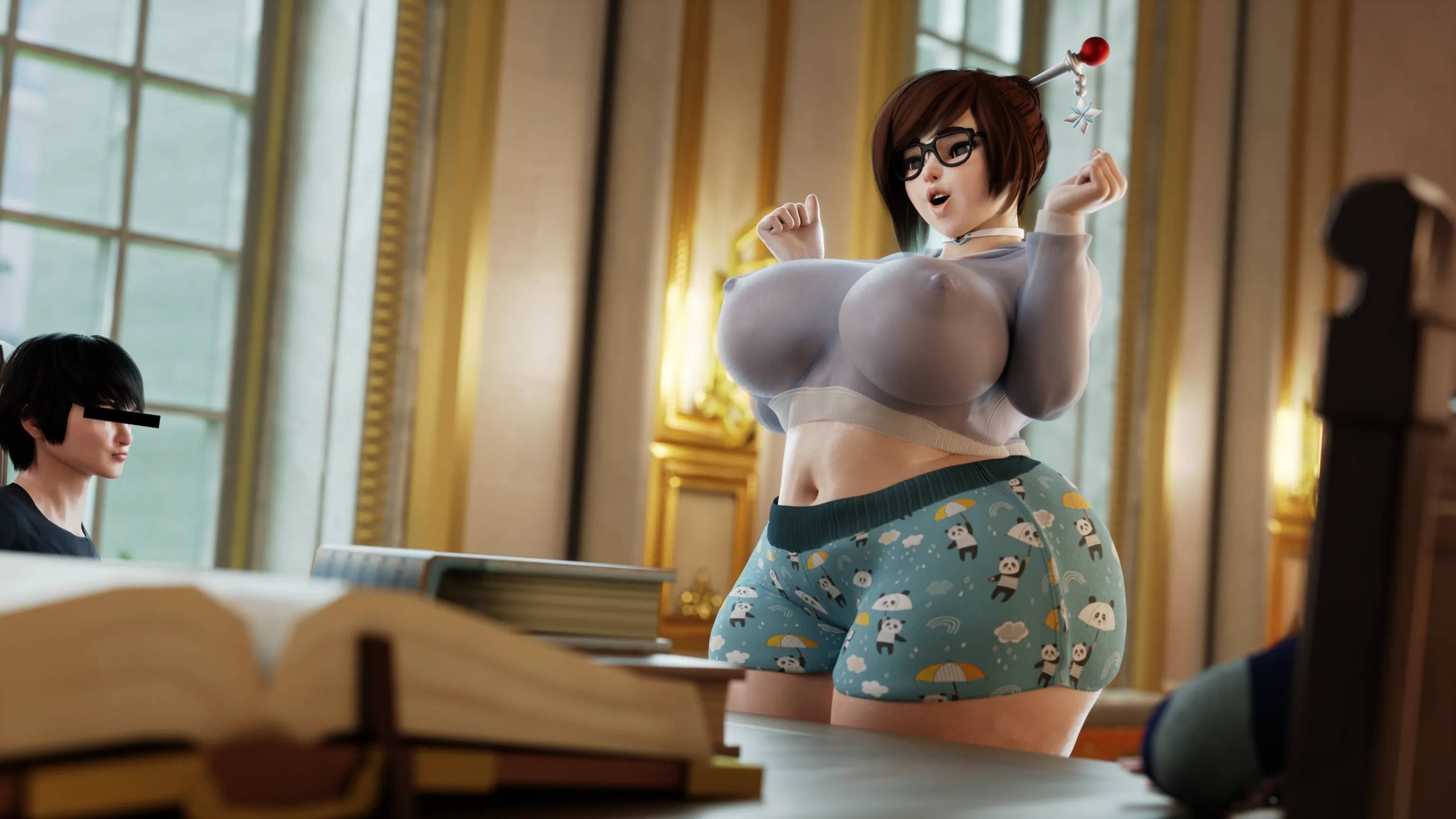 Mei-Ling Zhou – Seductive Team-Building Tactics (Overwatch) - 1.5 . Mei-Ling Zhou - Seductive Team-Building Tactics (Textless) - Chapter 1 - Page 3