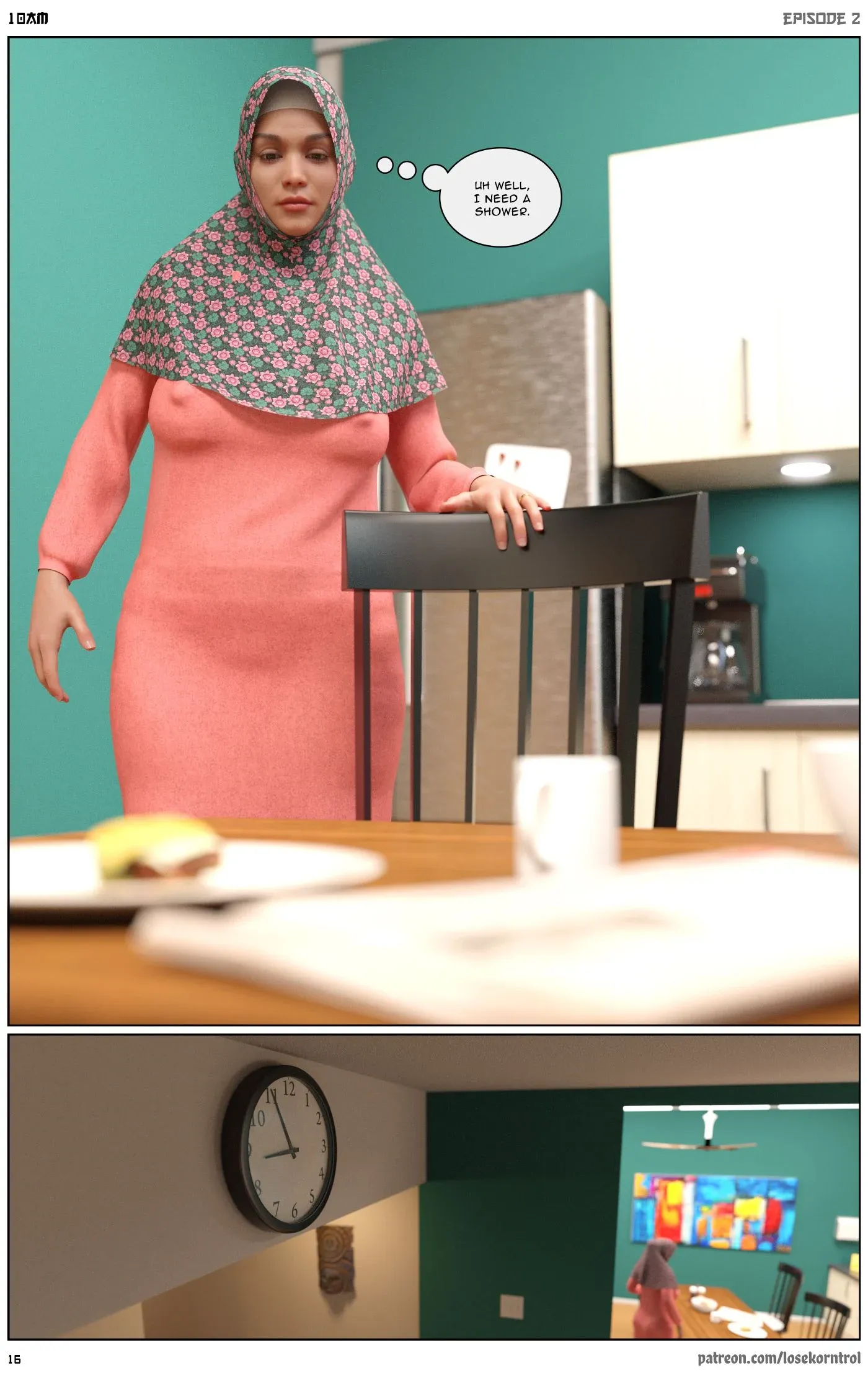 10 AM - 2 . 10 AM - Chapter 2 [LoseKorntrol, Hijab 3DX] - Page 16