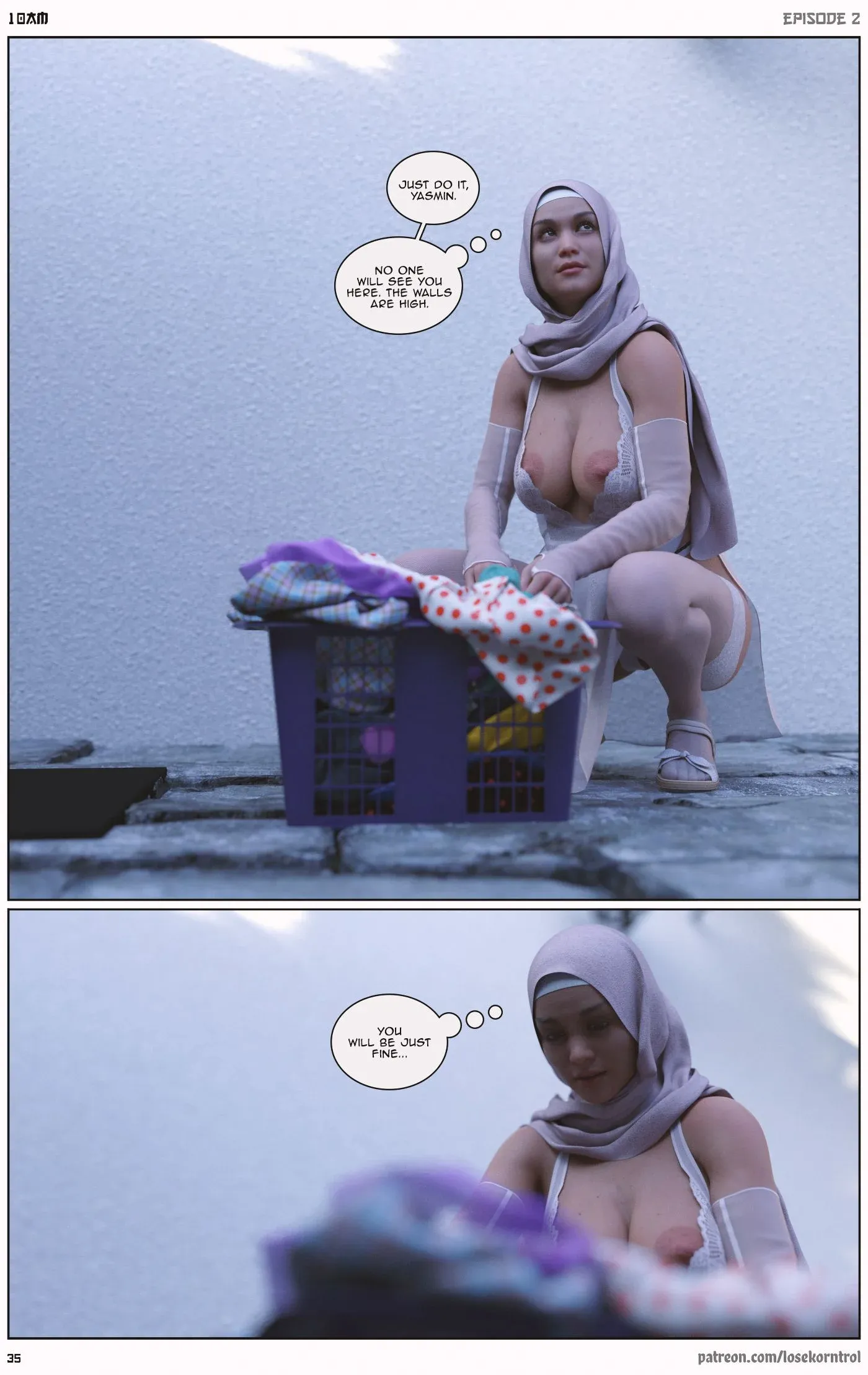 10 AM - 2 . 10 AM - Chapter 2 [LoseKorntrol, Hijab 3DX] - Page 35