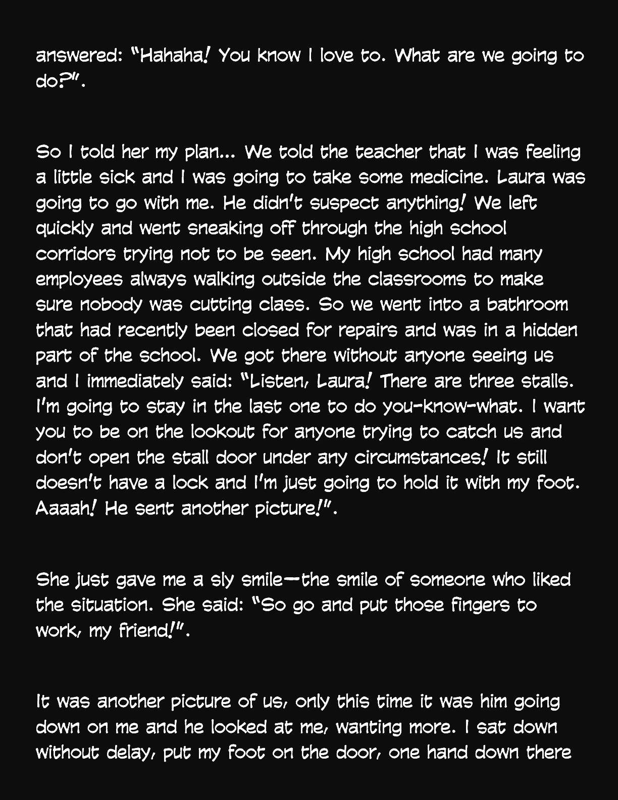 Animated Tales [WC | TF] - ADVENTURE IN THE SCHOOL BATHROOM - Page 6