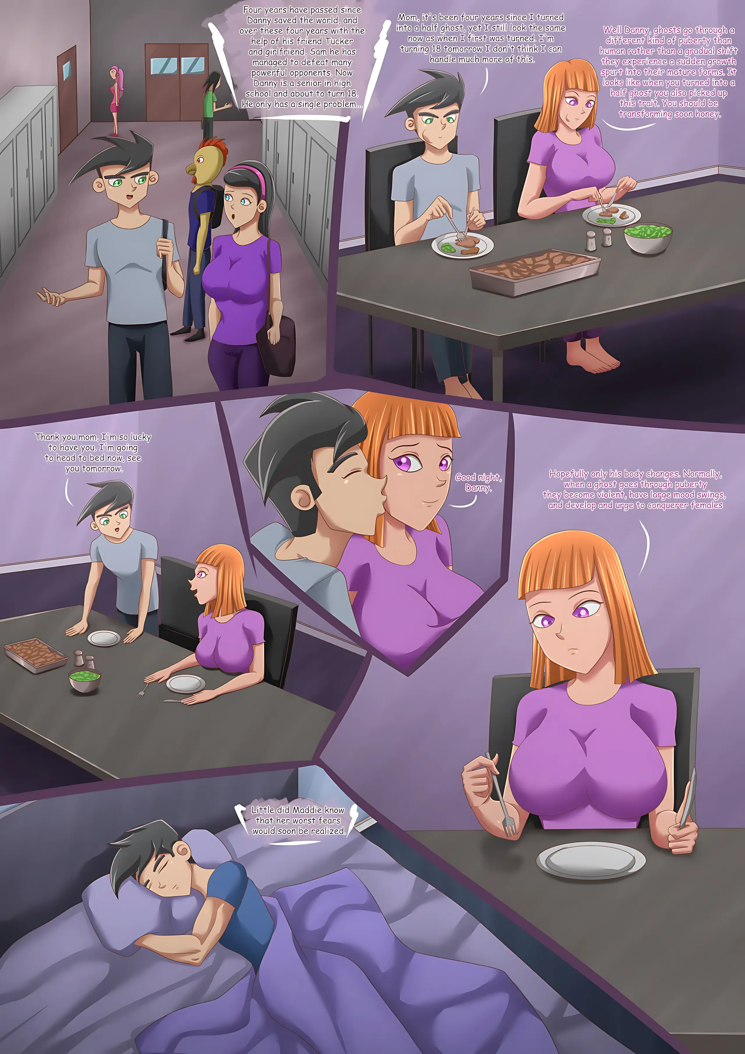 Danny’s Growth Spurt [Scarlet Bear/Dantheman] - Danny's Growth Spurt 1 - Page 2