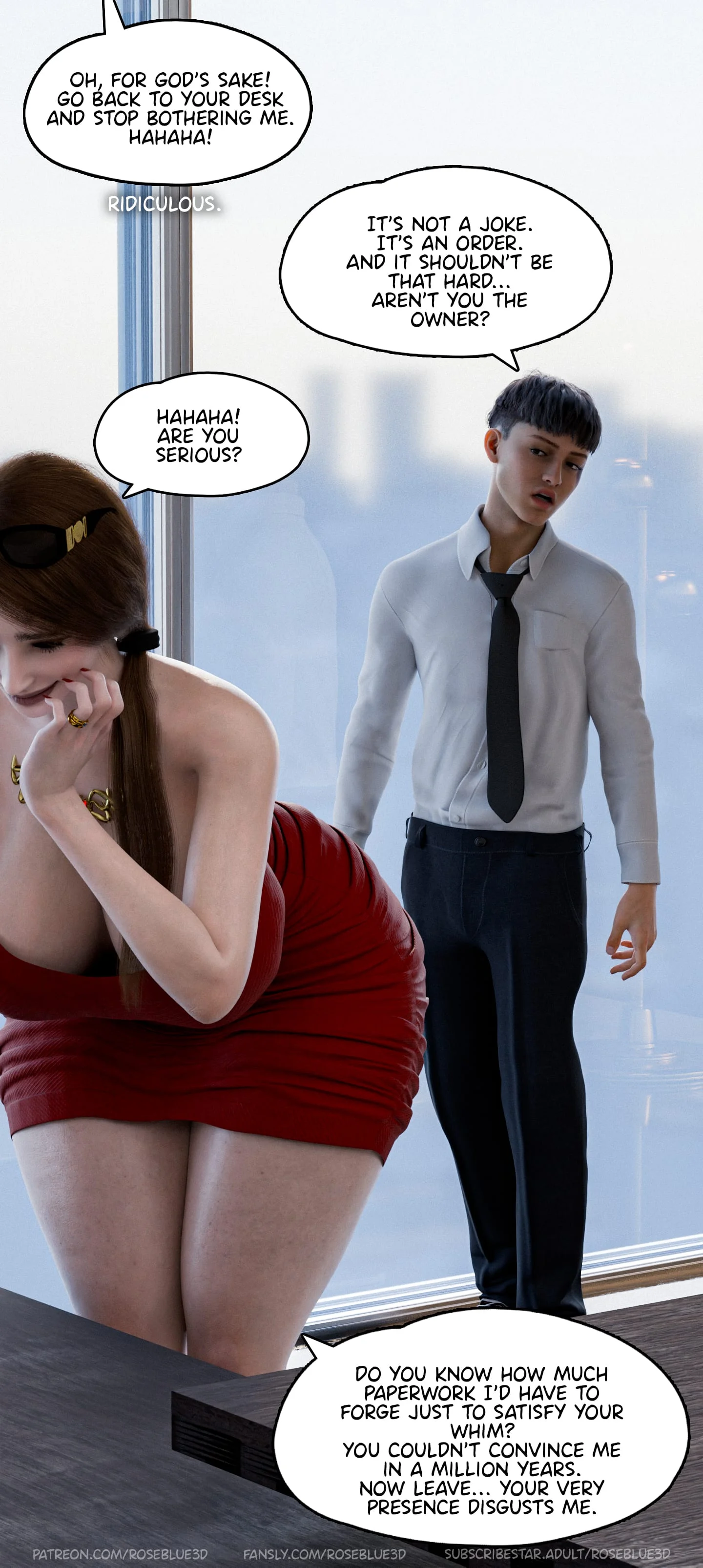 Dismissed [Rose Blue 3D] - 3 . Dismissed - Ch.3 - Page 8