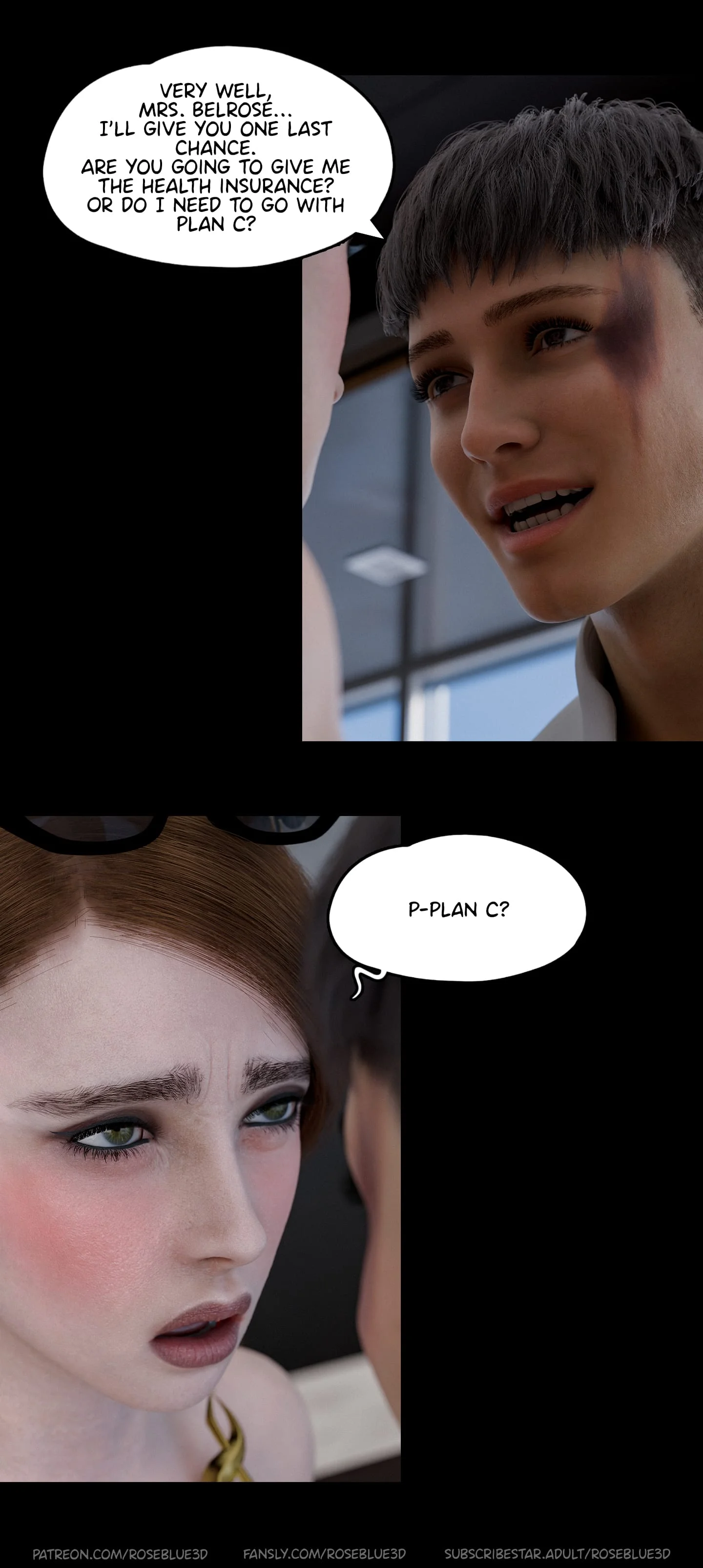 Dismissed [Rose Blue 3D] - 3 . Dismissed - Ch.3 - Page 55