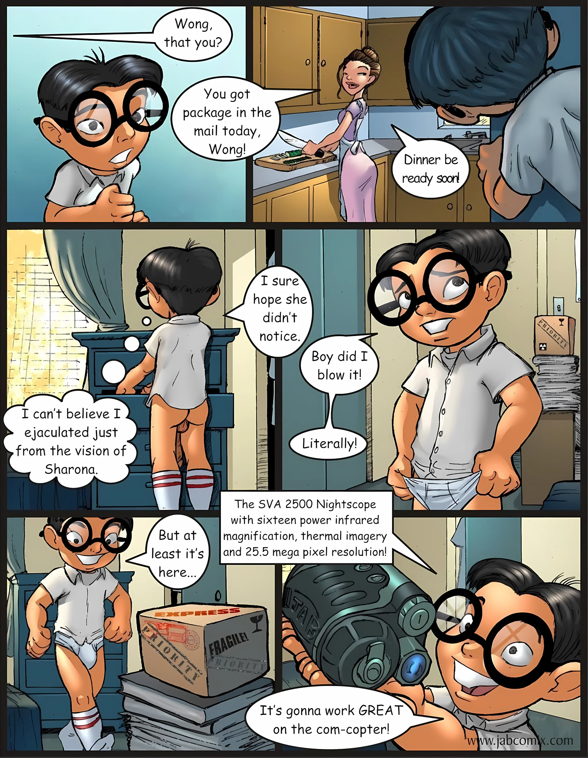 My Hot Ass Neighbor [JABComix] - 3 . My Hot Ass Neighbor - Webcam - Chapter 3 - Page 2