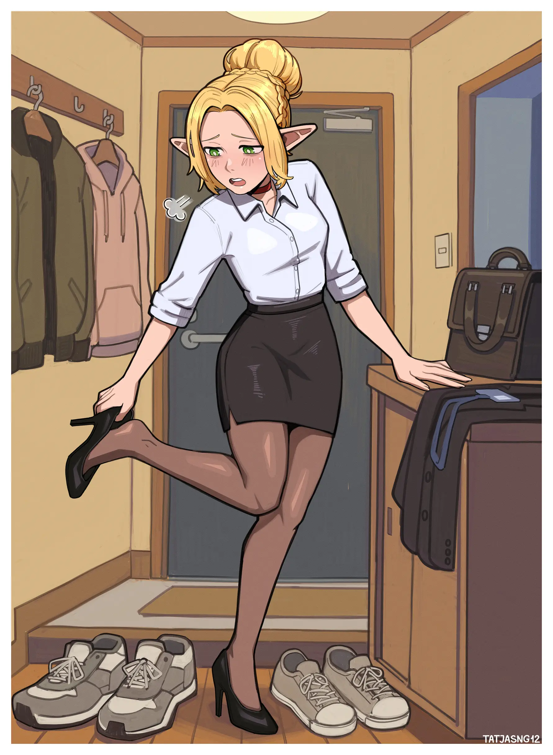 Office Elf Wife (Delicious in Dungeon) - 1 . Office Elf Wife - Chapter 1 [Tatja] - Page 3