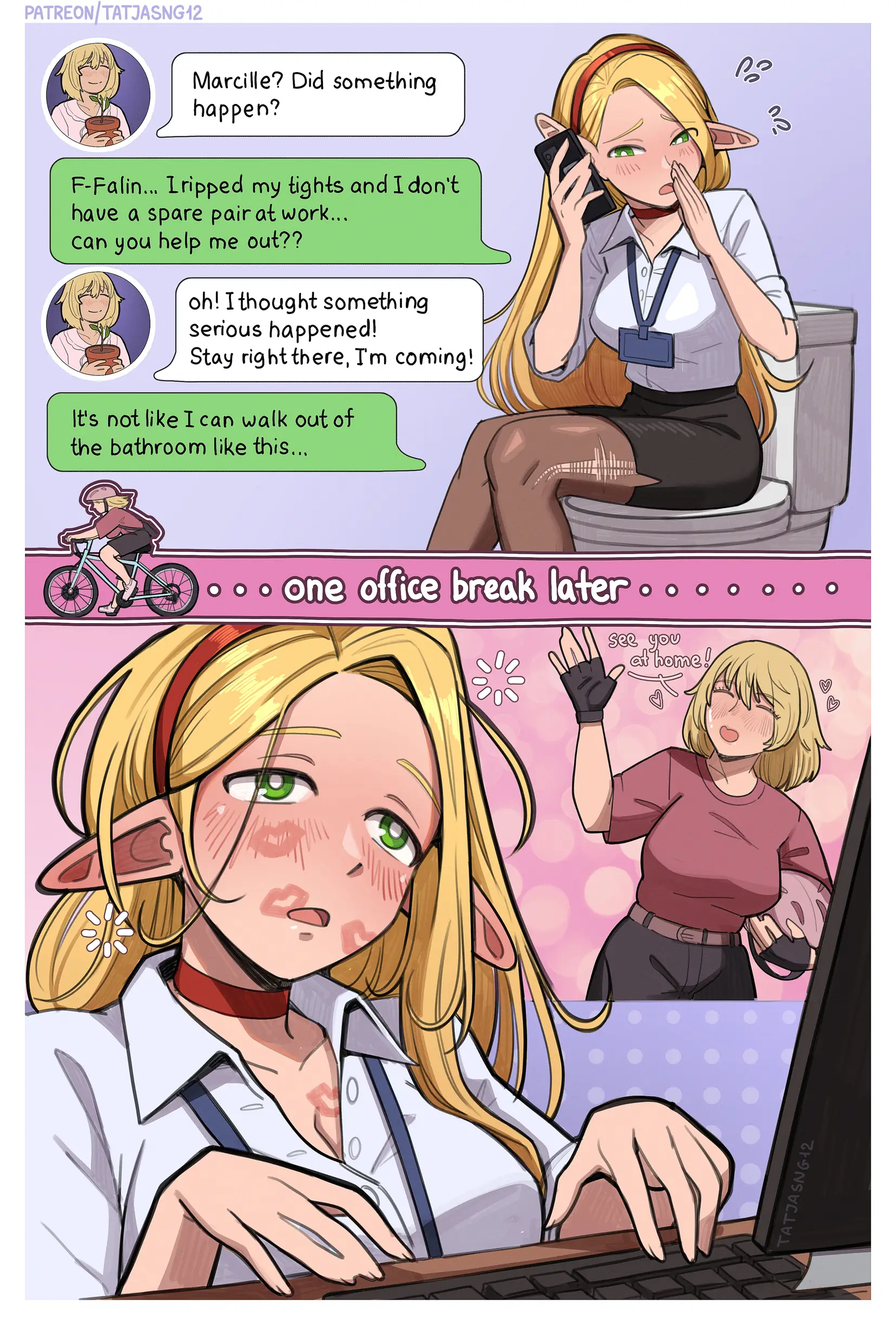 Office Elf Wife (Delicious in Dungeon) - 1 . Office Elf Wife - Chapter 1 [Tatja] - Page 12