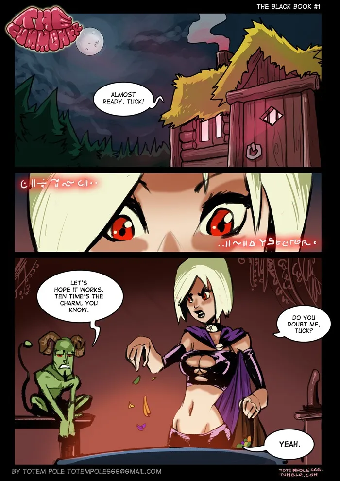 The Cummoner - 1.5 . The Cummoner - Chapter 1.5 - Side Story #1 The Black Book [Totempole] - Page 2