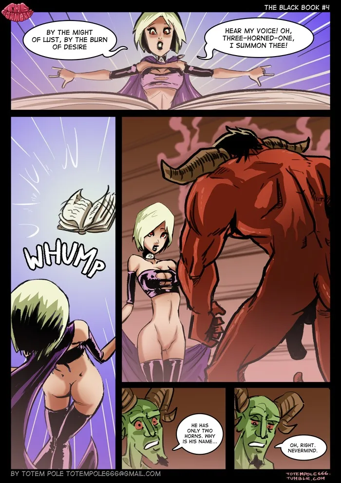 The Cummoner - 1.5 . The Cummoner - Chapter 1.5 - Side Story #1 The Black Book [Totempole] - Page 5