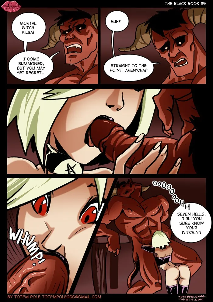 The Cummoner - 1.5 . The Cummoner - Chapter 1.5 - Side Story #1 The Black Book [Totempole] - Page 6
