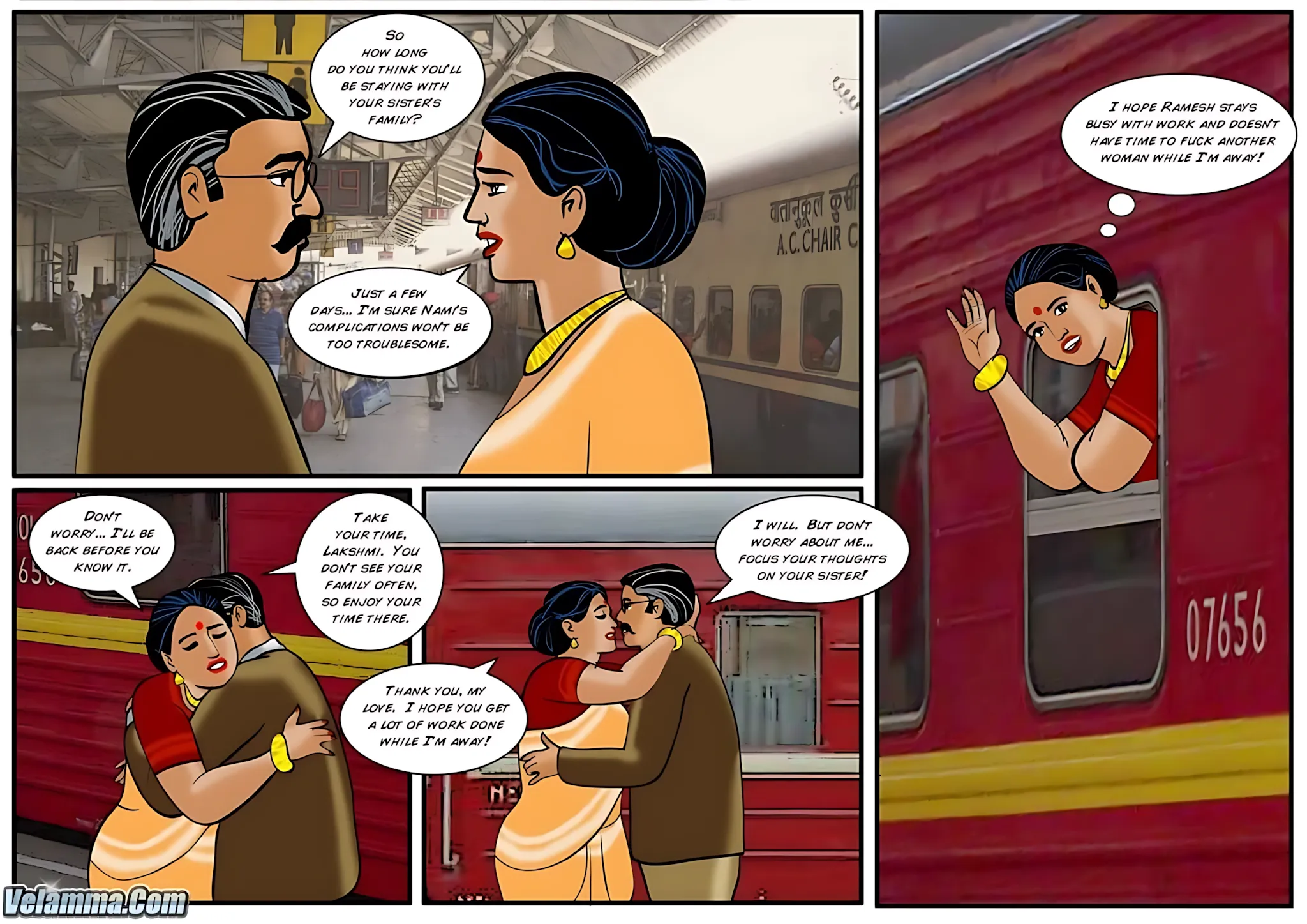 Velamma All Episodes Comics - 34 . Velamma - Episode 34 - Another Family Affair - Page 2