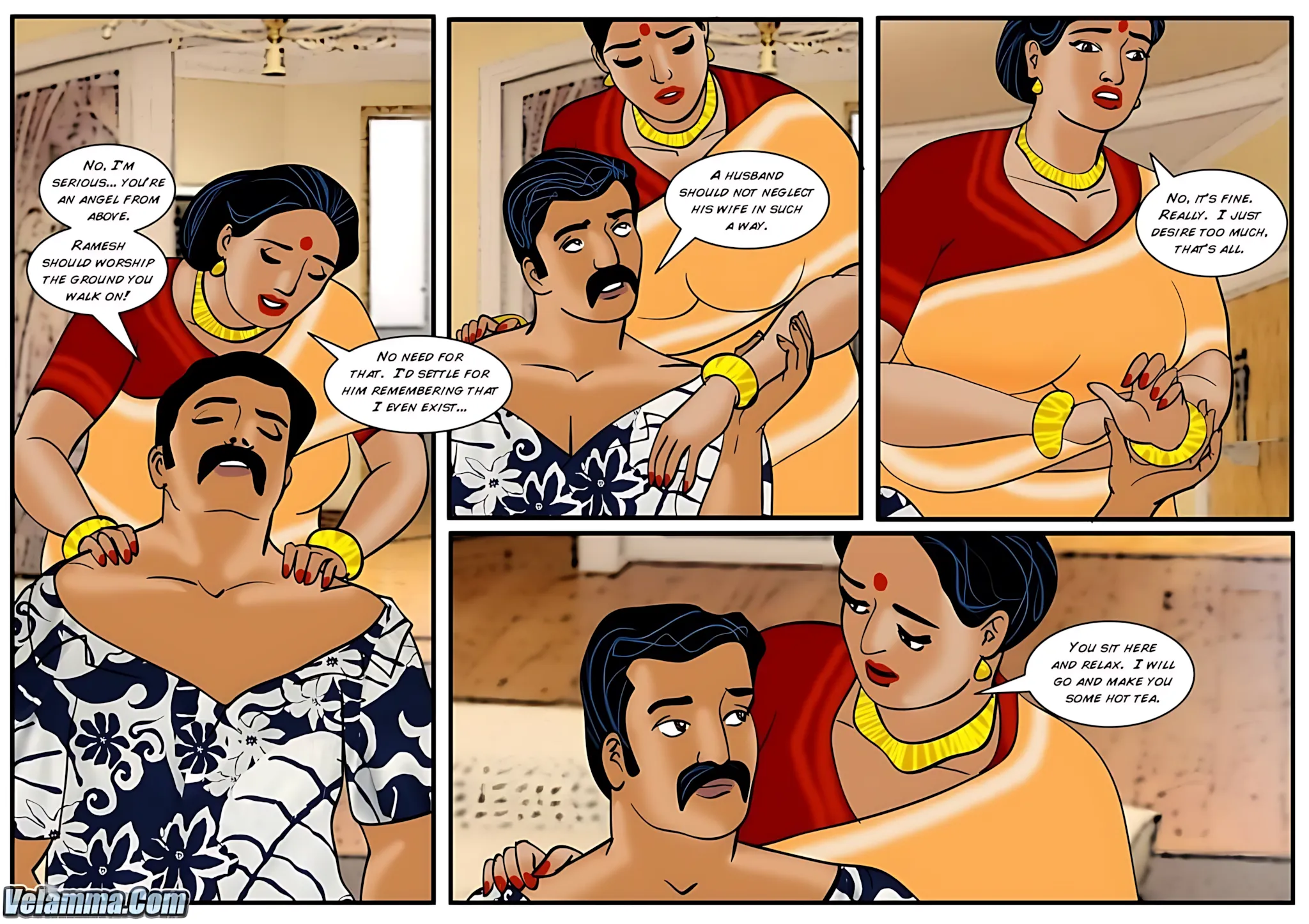 Velamma All Episodes Comics - 34 . Velamma - Episode 34 - Another Family Affair - Page 14