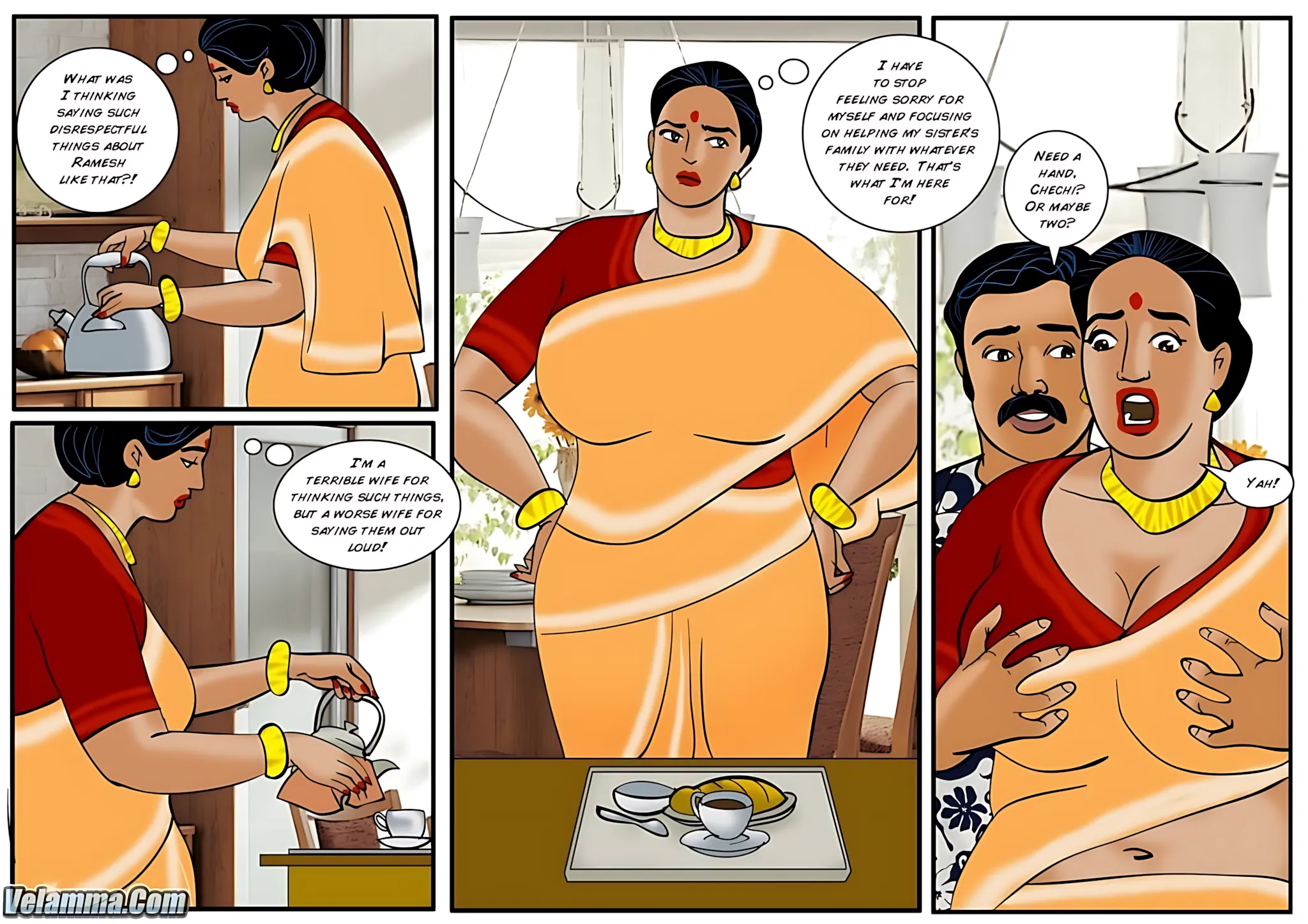 Velamma All Episodes Comics - 34 . Velamma - Episode 34 - Another Family Affair - Page 15