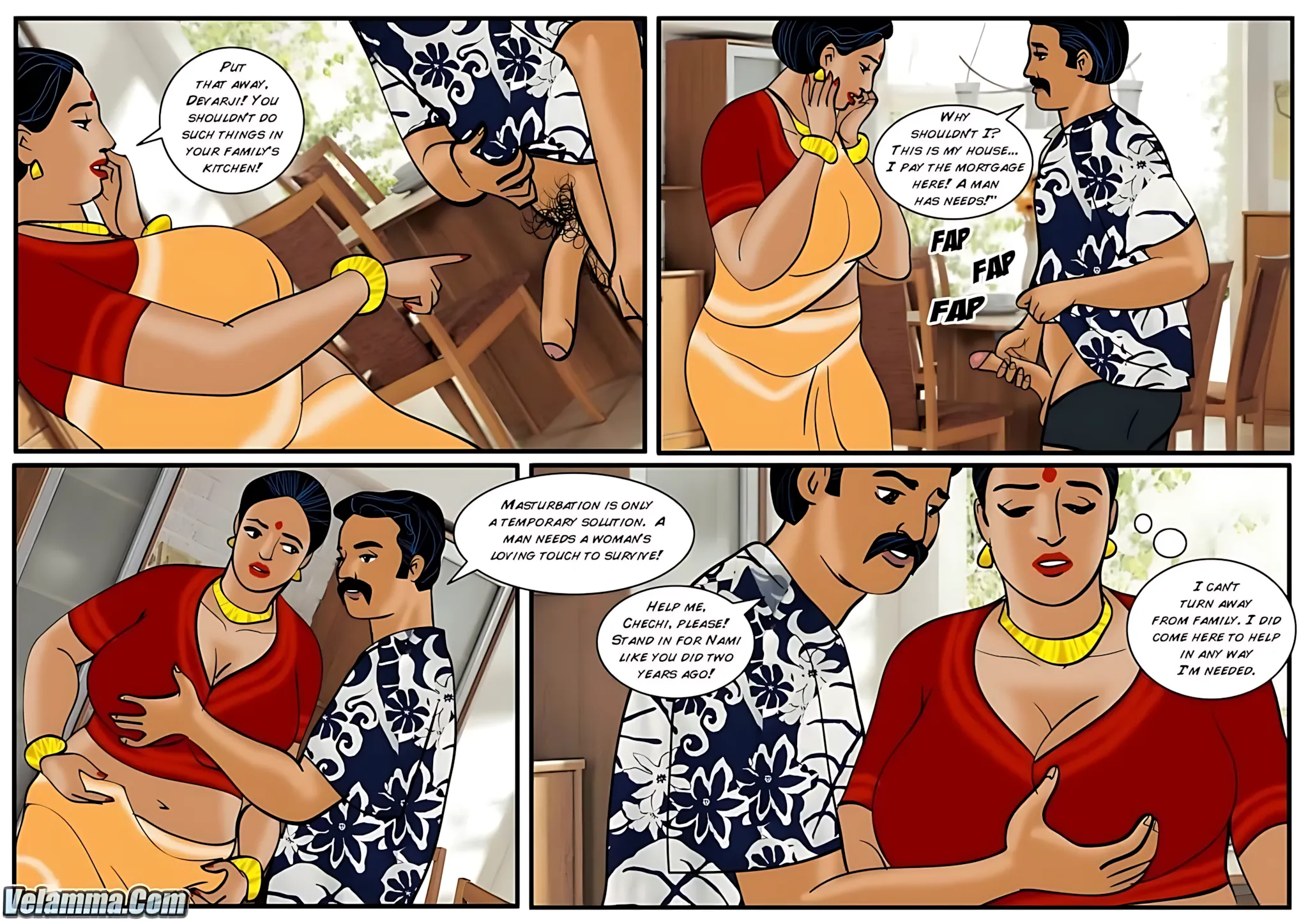 Velamma All Episodes Comics - 34 . Velamma - Episode 34 - Another Family Affair - Page 17