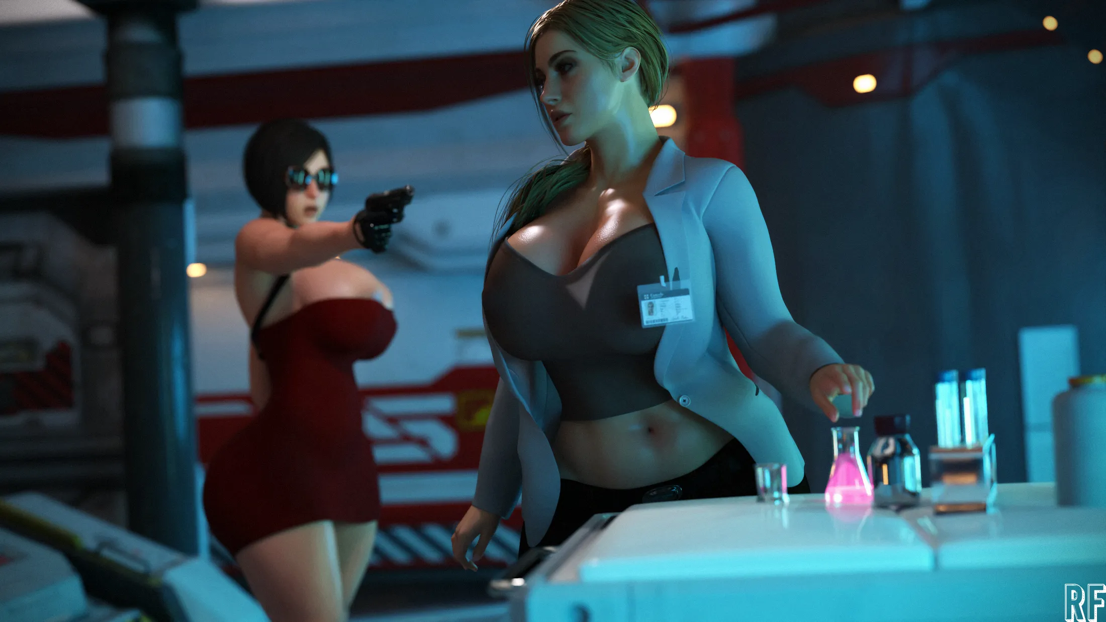 Ada – Mission Fail (Resident Evil) - 1 . Ada - Mission Fail - Chapter 1 [Rude Frog] - Page 2