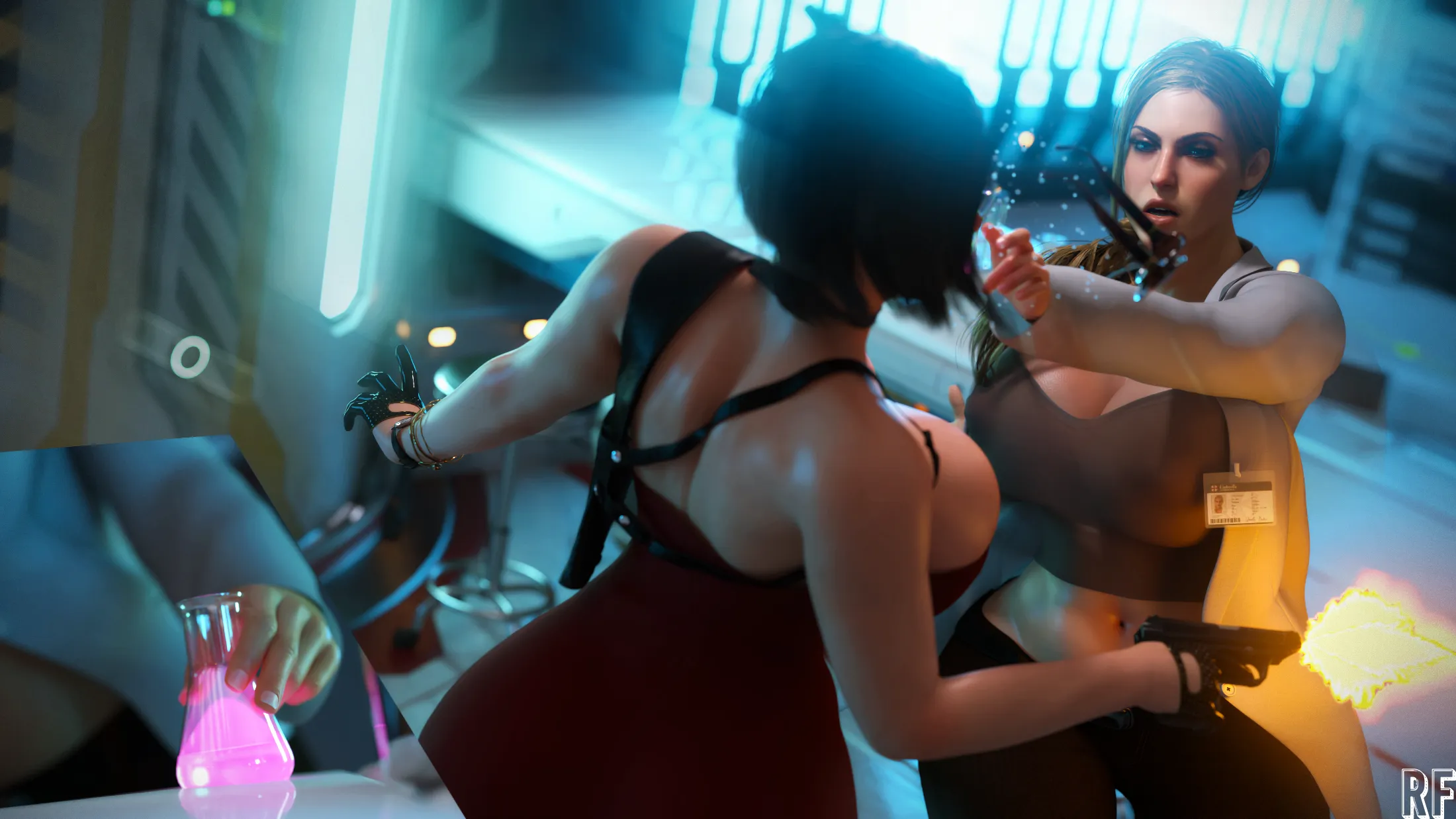 Ada – Mission Fail (Resident Evil) - 1 . Ada - Mission Fail - Chapter 1 [Rude Frog] - Page 3