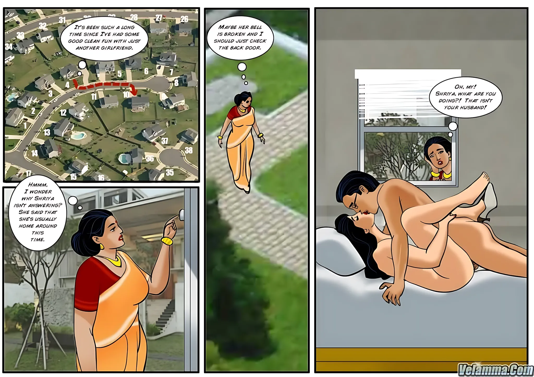 Velamma All Episodes Comics - 22 . Velamma - Episode 22 - Three's Company - Page 9
