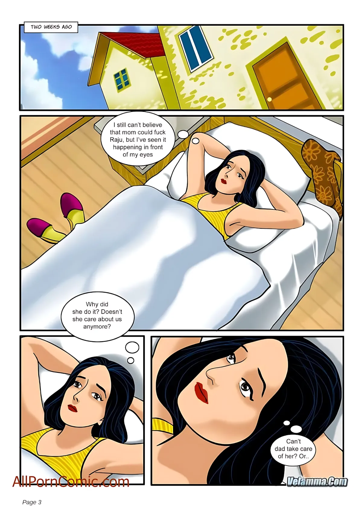 Velamma All Episodes Comics - 7 . Velamma - Episode 7 - She Needs More Than Just Motherly Love - Page 3