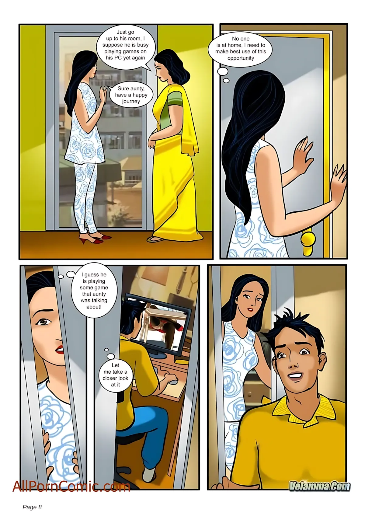 Velamma All Episodes Comics - 7 . Velamma - Episode 7 - She Needs More Than Just Motherly Love - Page 8