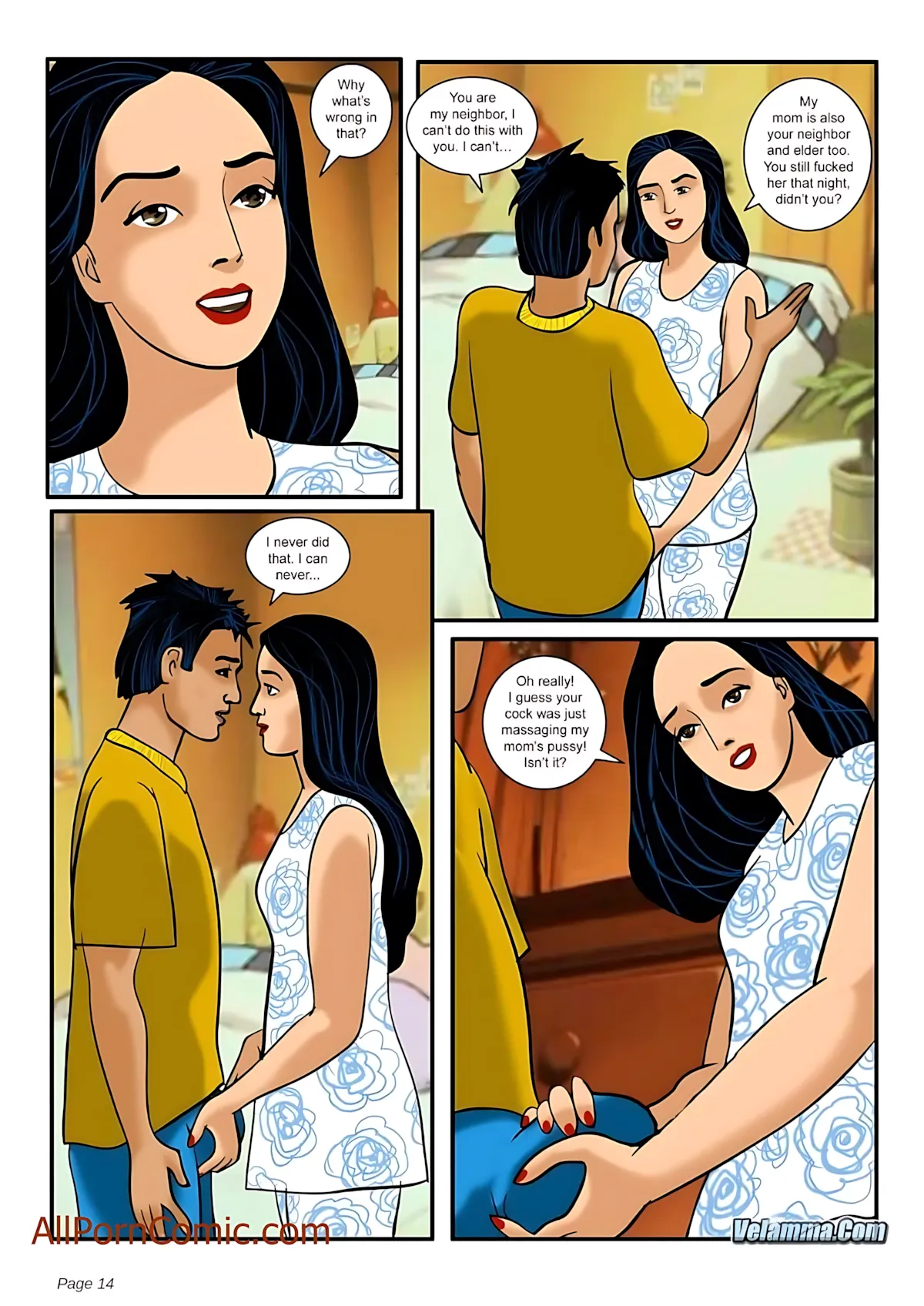 Velamma All Episodes Comics - 7 . Velamma - Episode 7 - She Needs More Than Just Motherly Love - Page 14