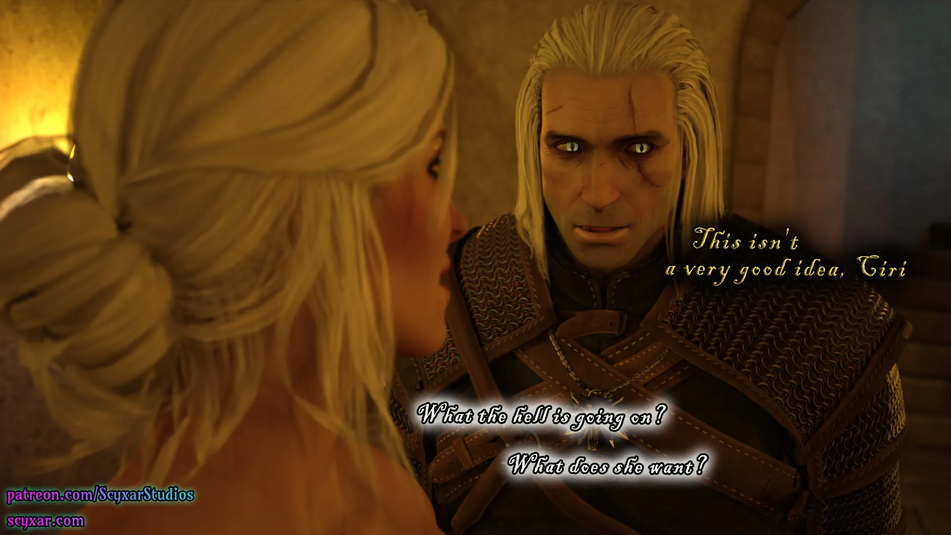 Geralt’s Transformation into Yennefer [Scyxar Studios] - 8 . Geralt’s Transformation into Yennefer - Chapter 8 - Page 11