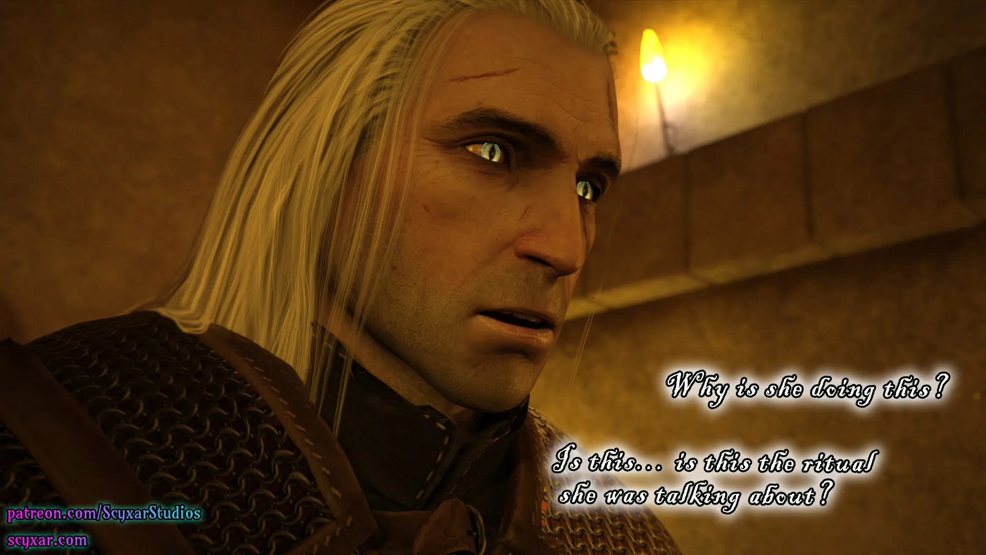 Geralt’s Transformation into Yennefer [Scyxar Studios] - 8 . Geralt’s Transformation into Yennefer - Chapter 8 - Page 18
