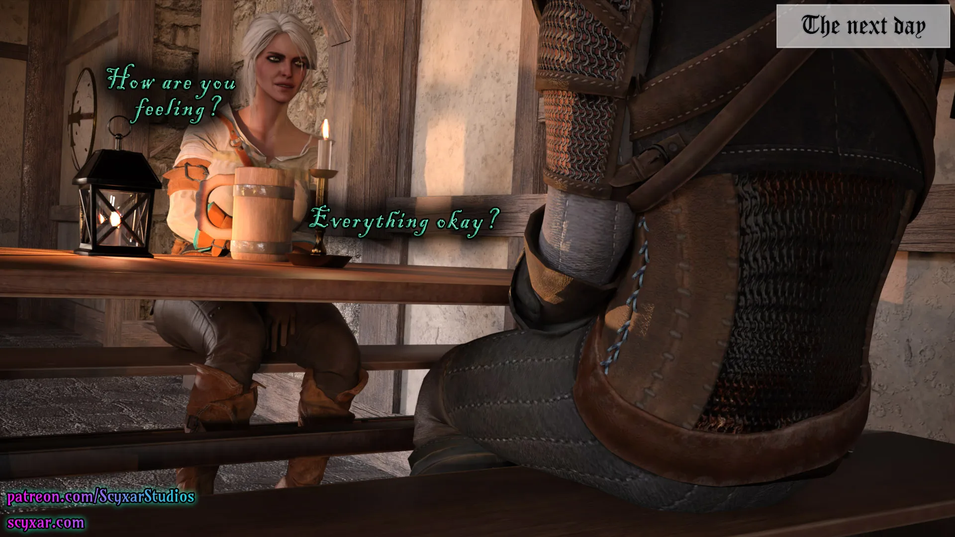 Geralt’s Transformation into Yennefer [Scyxar Studios] - 8 . Geralt’s Transformation into Yennefer - Chapter 8 - Page 57