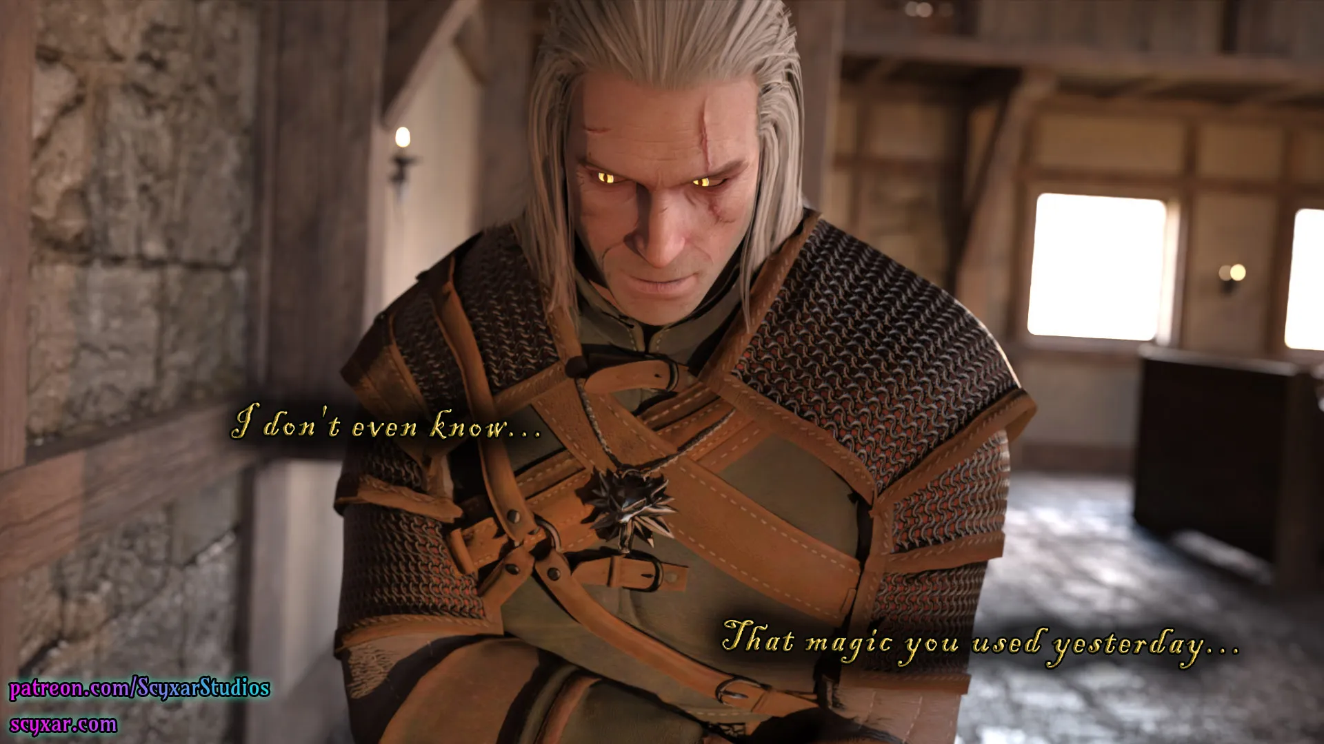 Geralt’s Transformation into Yennefer [Scyxar Studios] - 8 . Geralt’s Transformation into Yennefer - Chapter 8 - Page 58