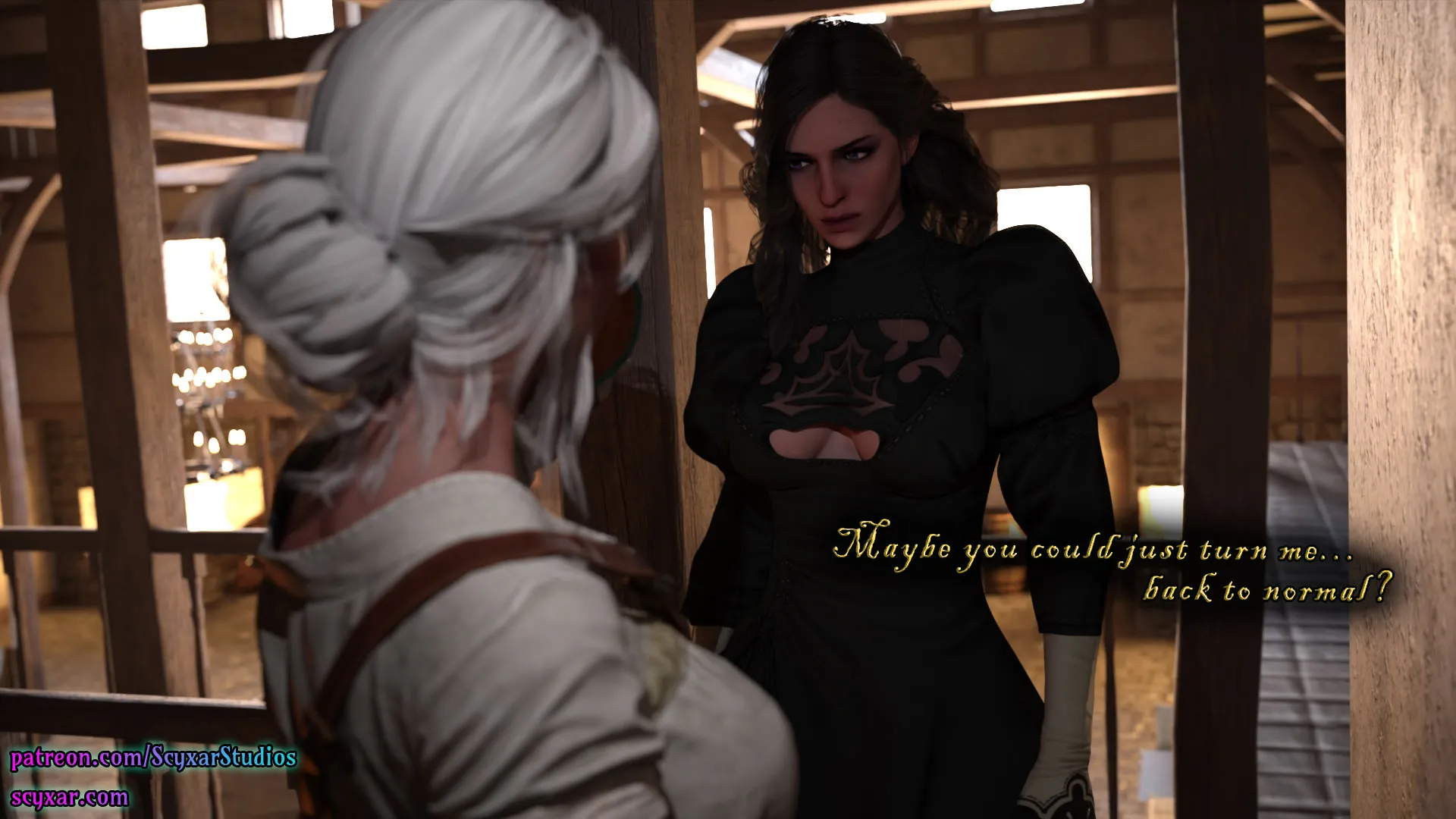 Geralt’s Transformation into Yennefer [Scyxar Studios] - 8 . Geralt’s Transformation into Yennefer - Chapter 8 - Page 73