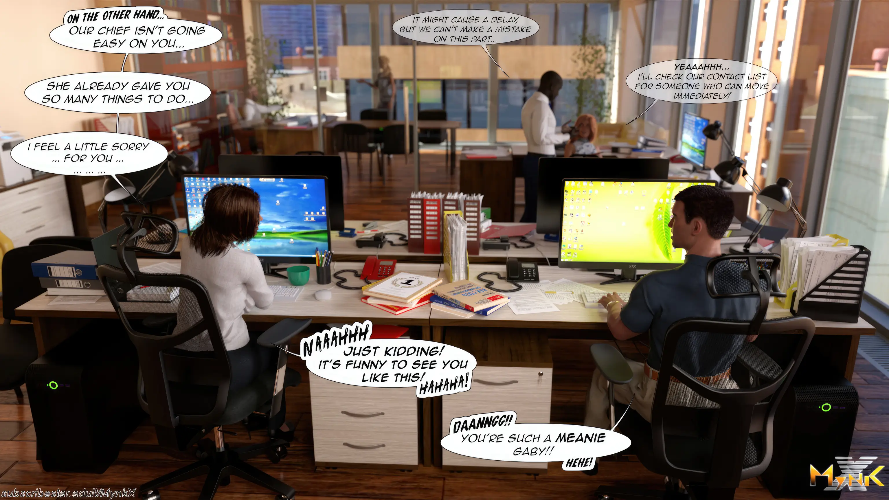 Company Trip [Mynkx] - 1 . Company Trip - Chapter 1 - Page 8