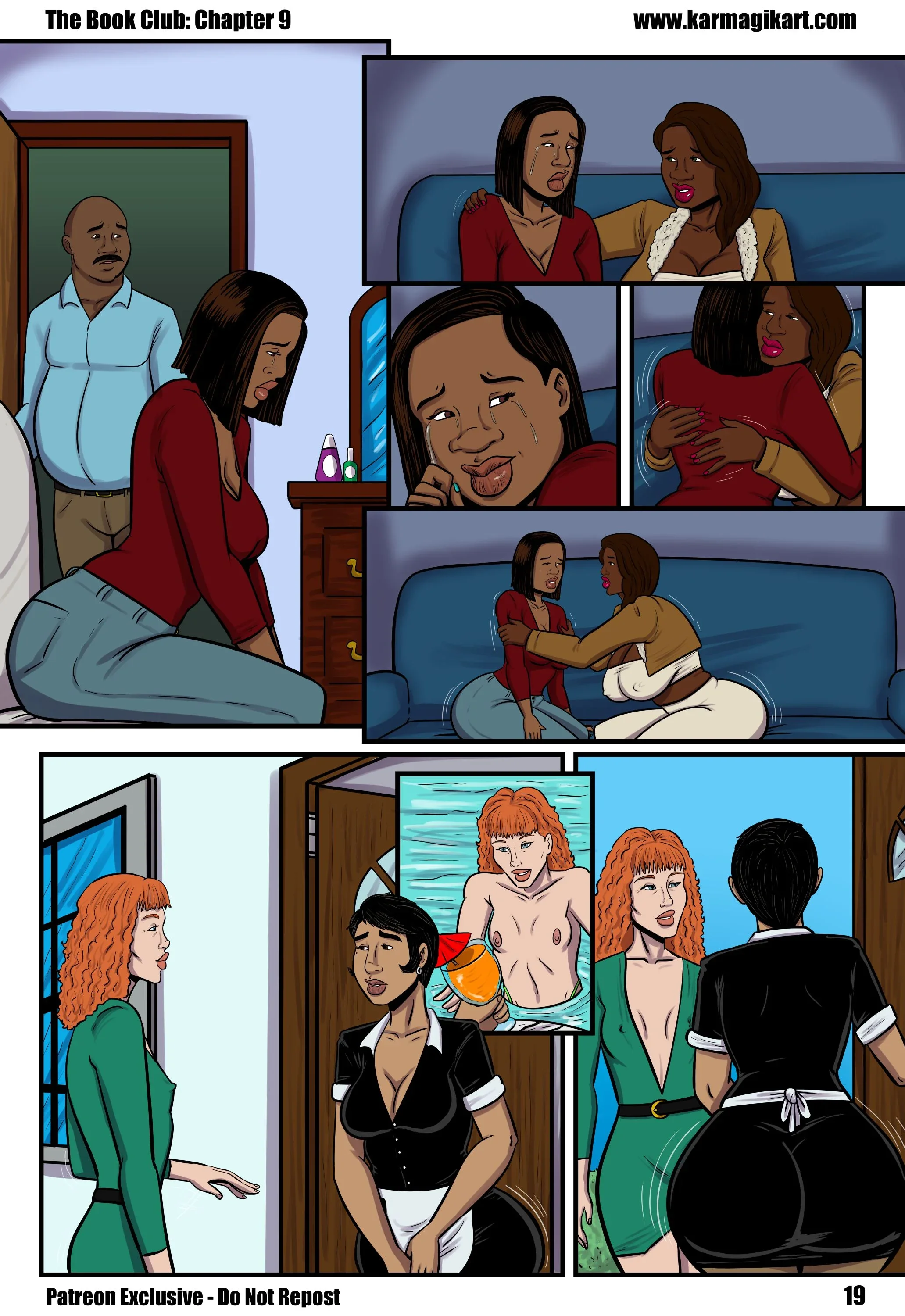 The Book Club [Karmagik] -  9.5 . The Book Club - Textless - Ch.009 - Page 19