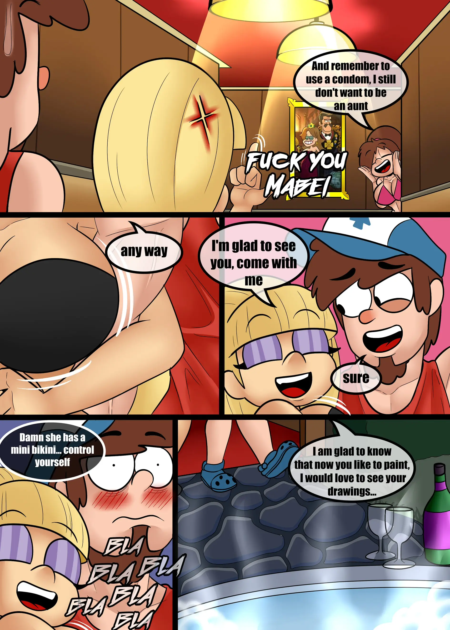 Private Party (Gravity Falls) - 1 . Private Party - Chapter 1 [Zaicomaster14] - Page 4
