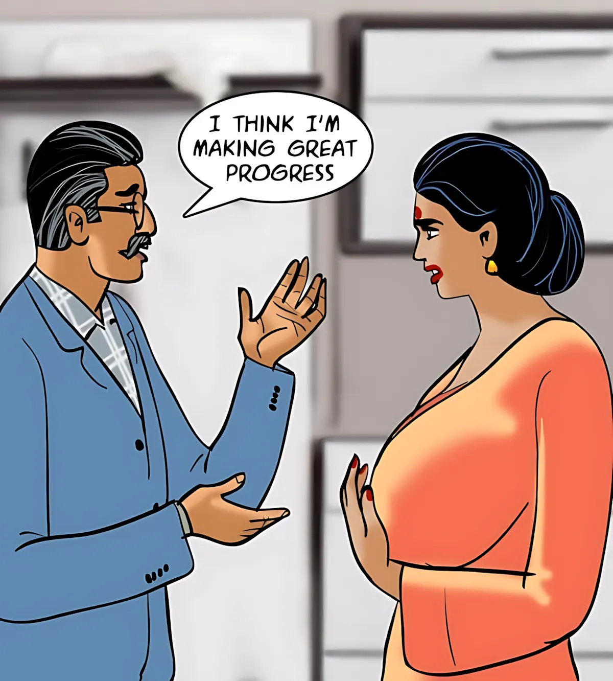 Velamma All Episodes Comics - 84 . Velamma - Episode 84 - A Touch Of Therapy - Page 87