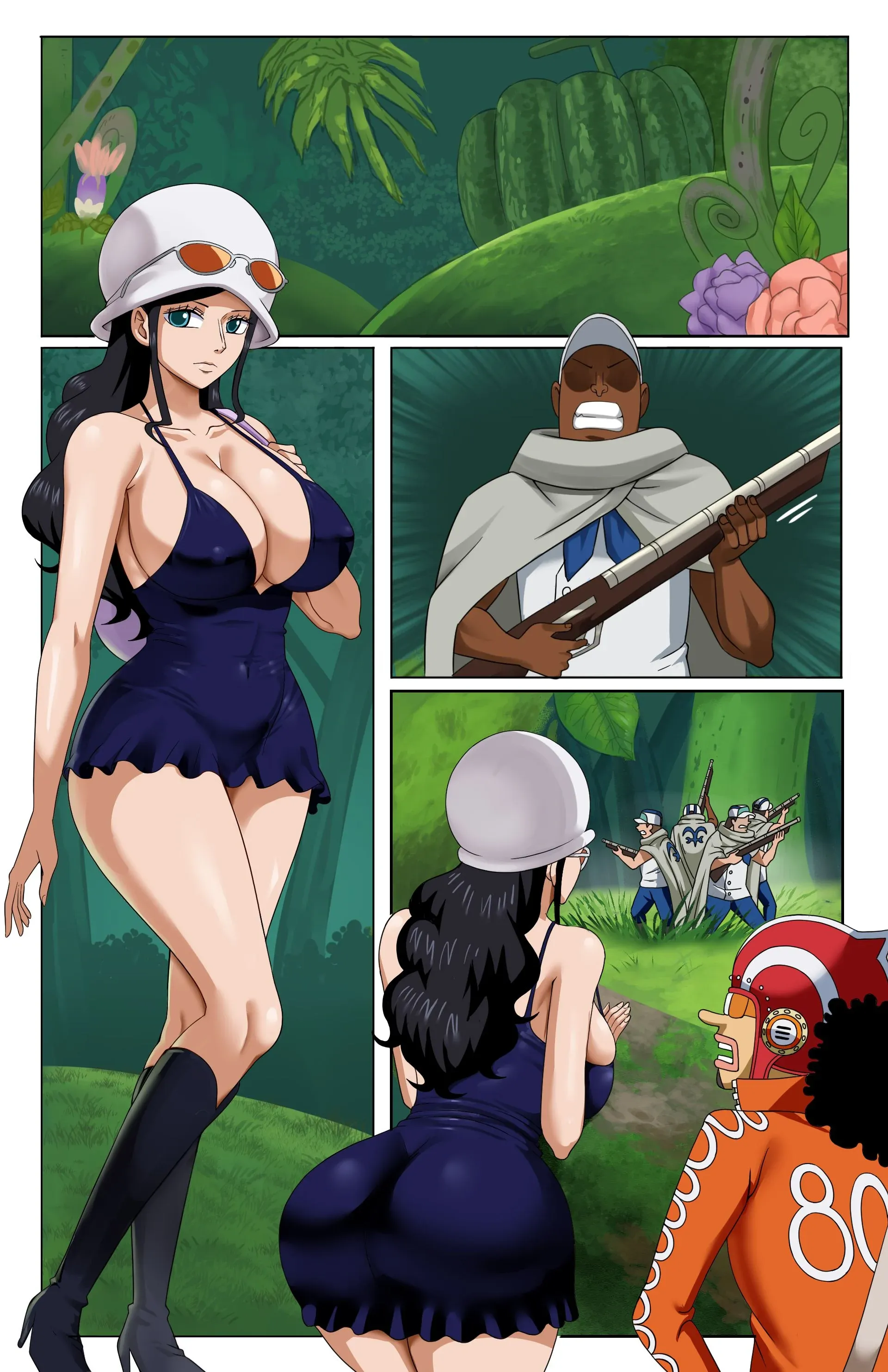Forest Mission (One Piece) - 1 . Forest Mission - Chapter 1 [Pink Pawg] - Page 24